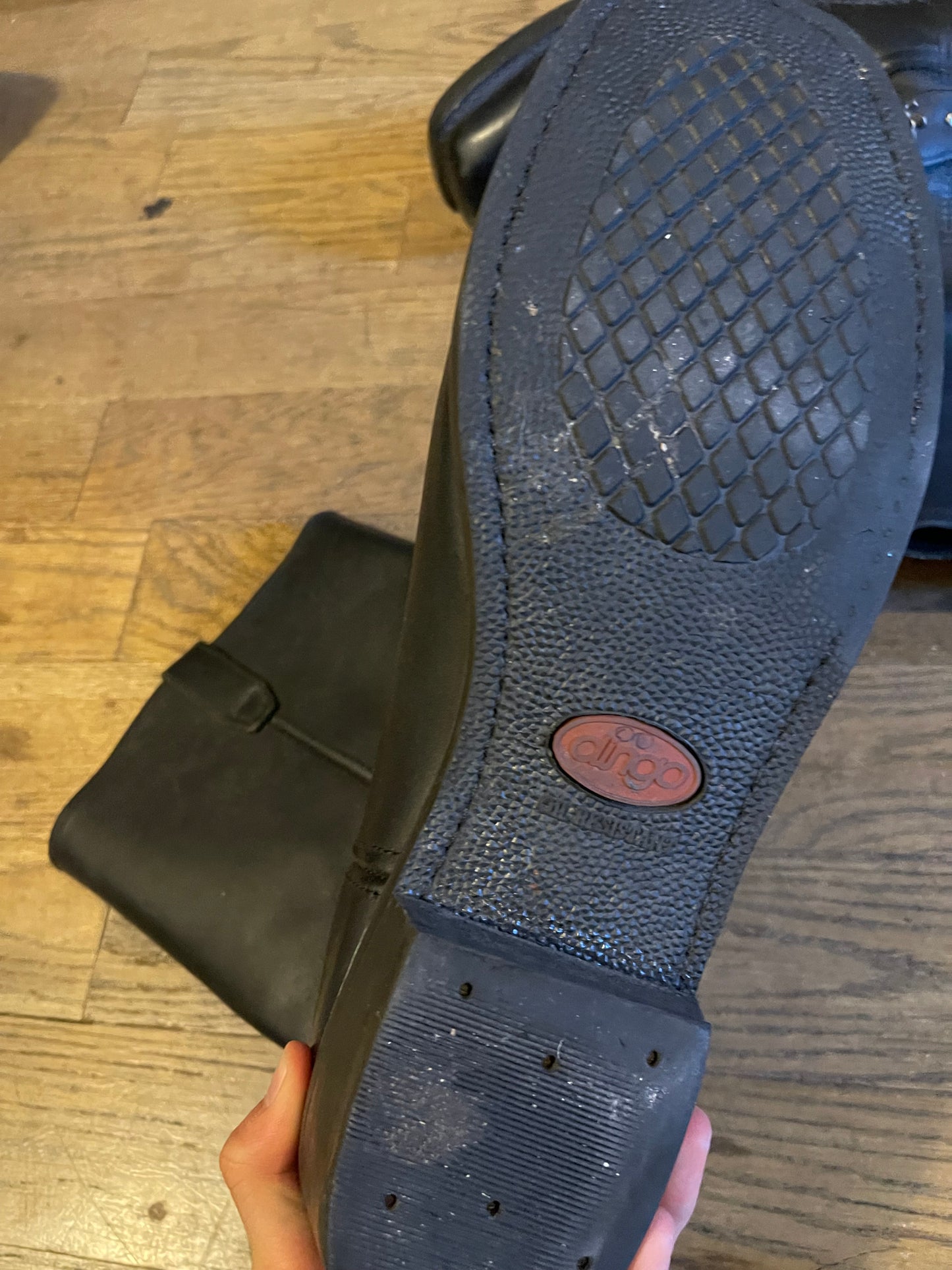 Vintage skull boots