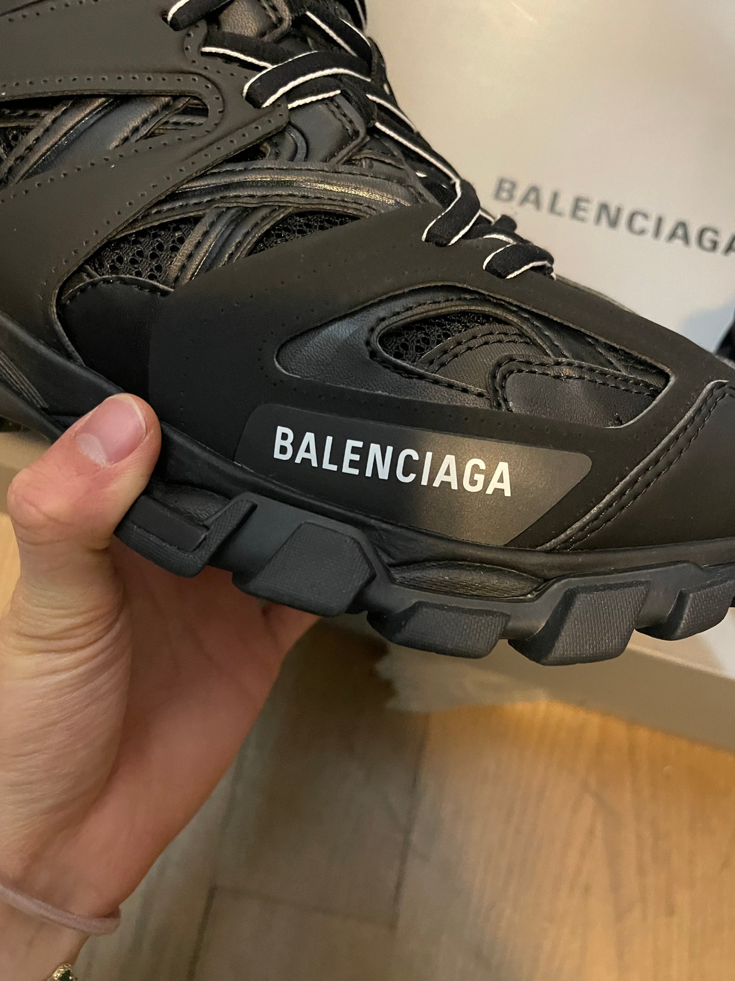 Balenciaga track hike sneaker boots