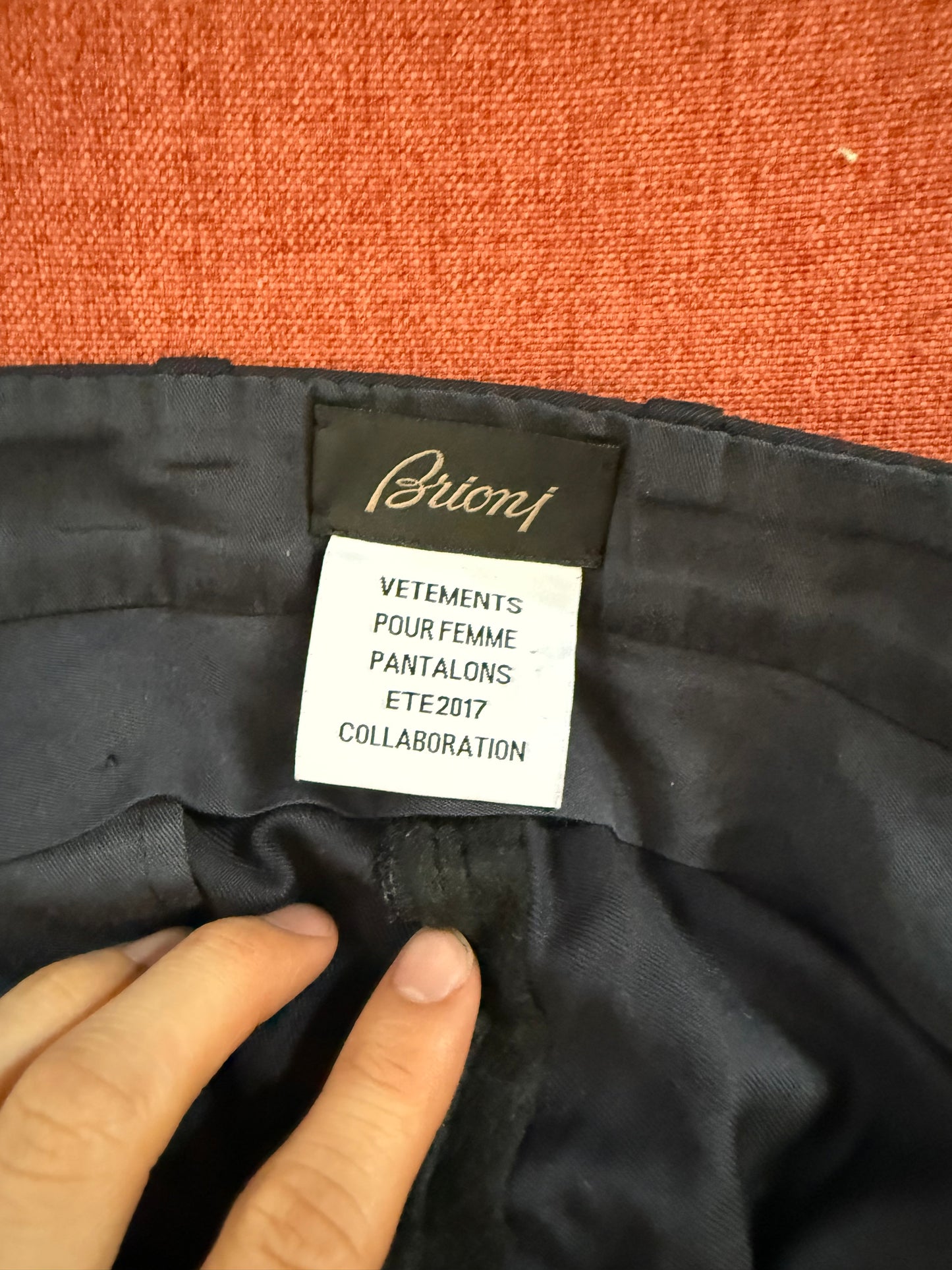 Vetements x brioni trousers