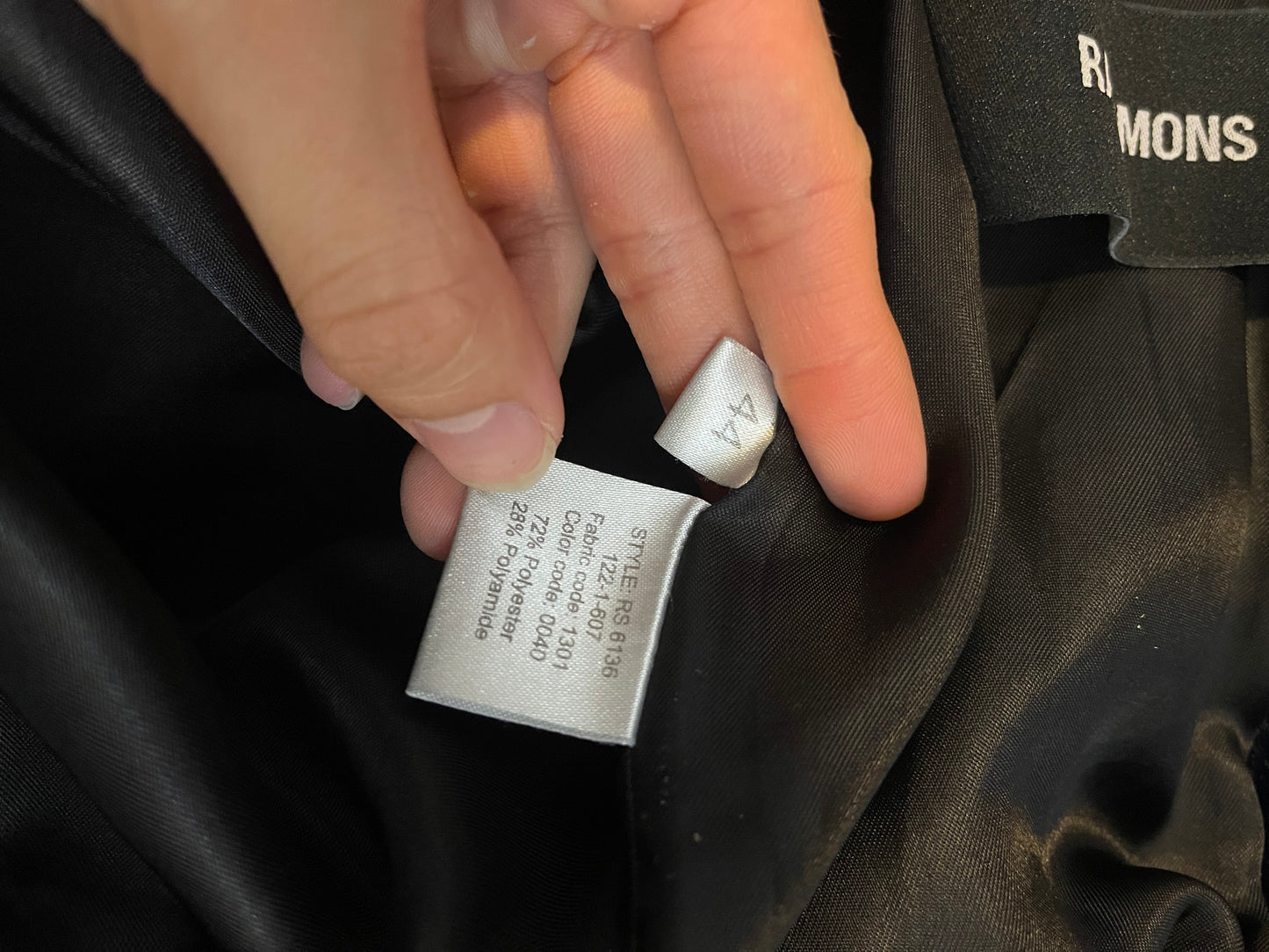 Raf Simons AW10 faux fur car coat