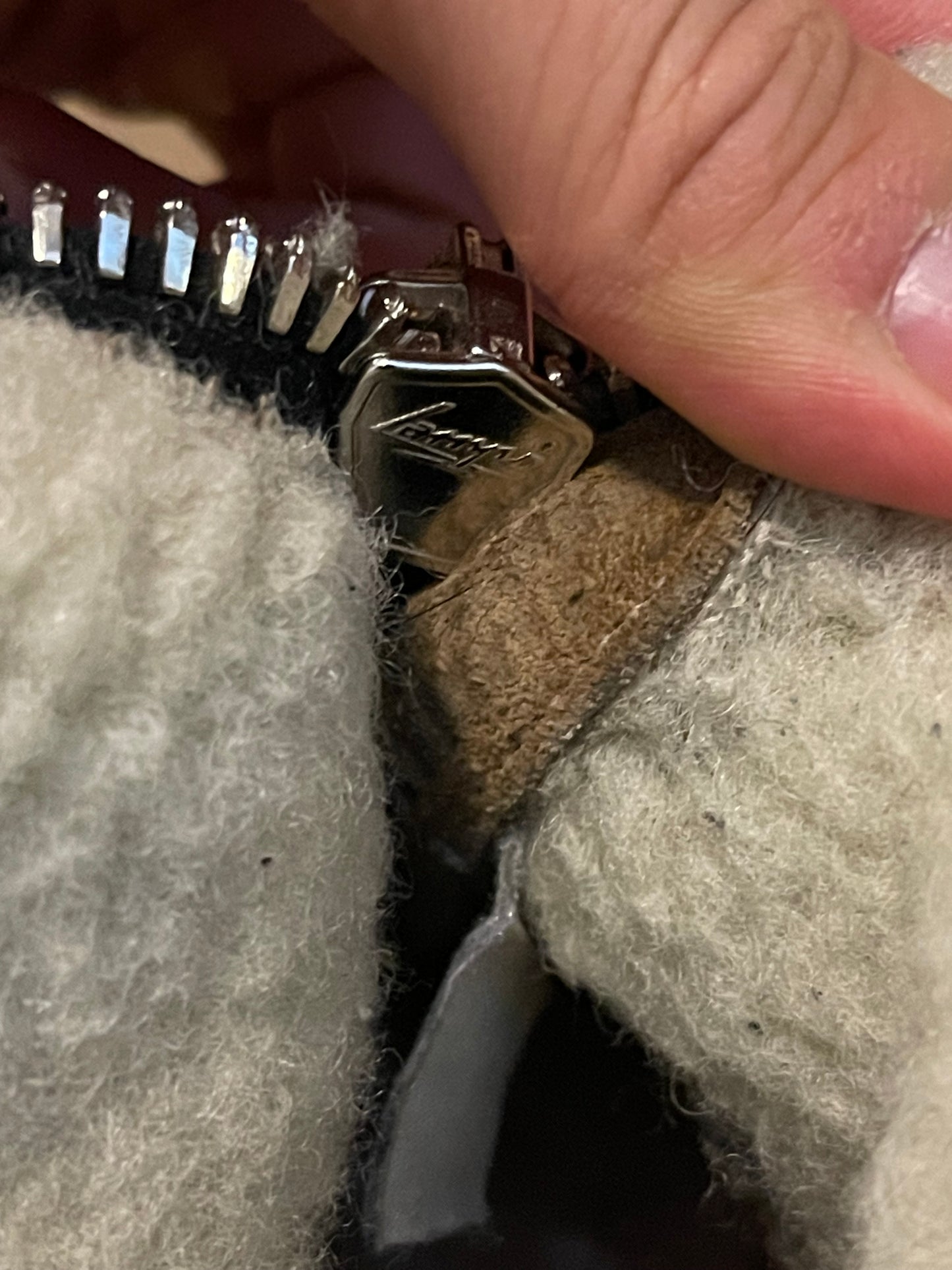 Balmain AW11 engineer Sherpa moto boots