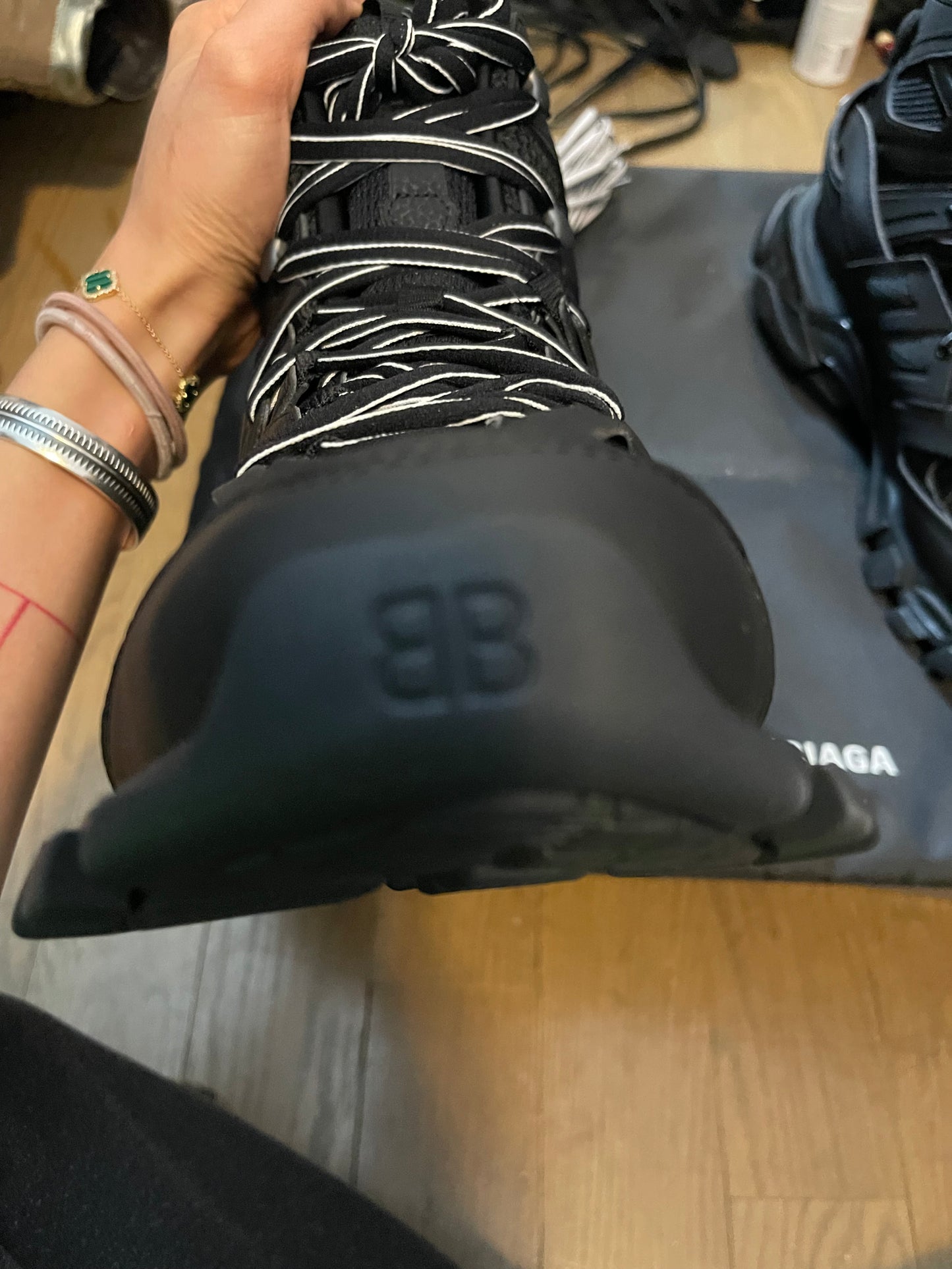 Balenciaga track hike sneaker boots