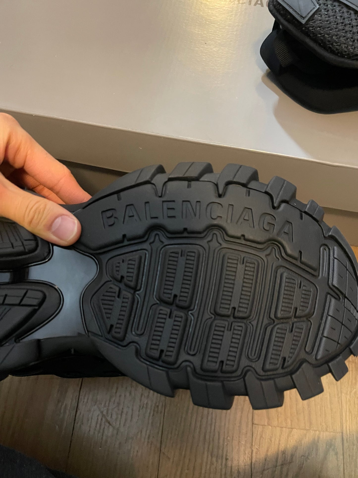Balenciaga track hike sneaker boots