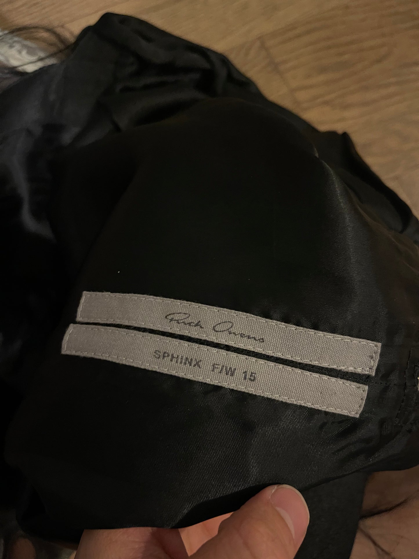 Rick Owens SS15 sphinx blistered leather vest