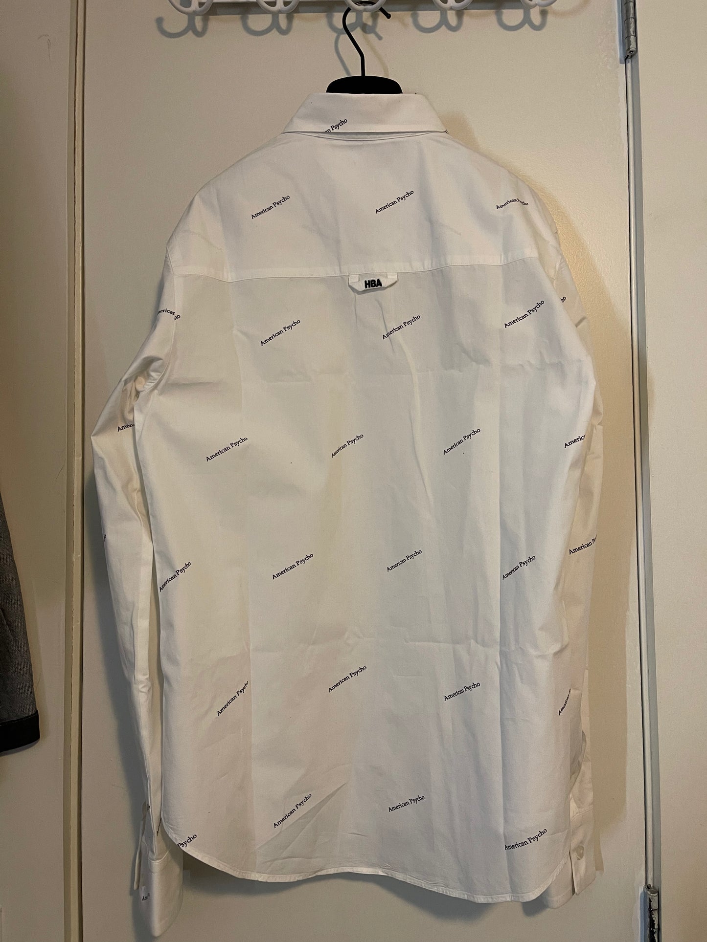 Hood by air SS17 American psycho print button shirt