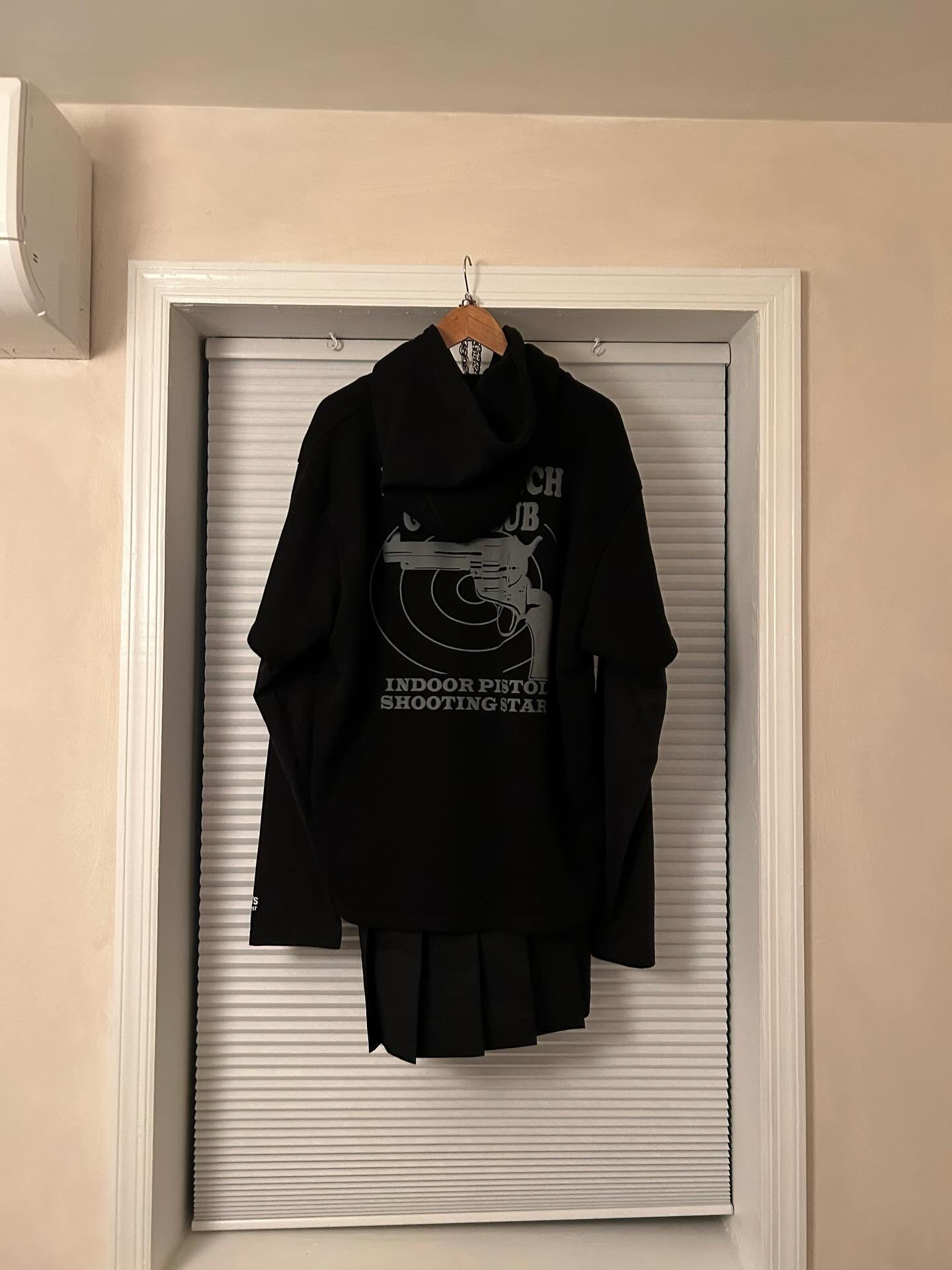 Vetements Justin 4ever fw17 with hood and chain and skirt set