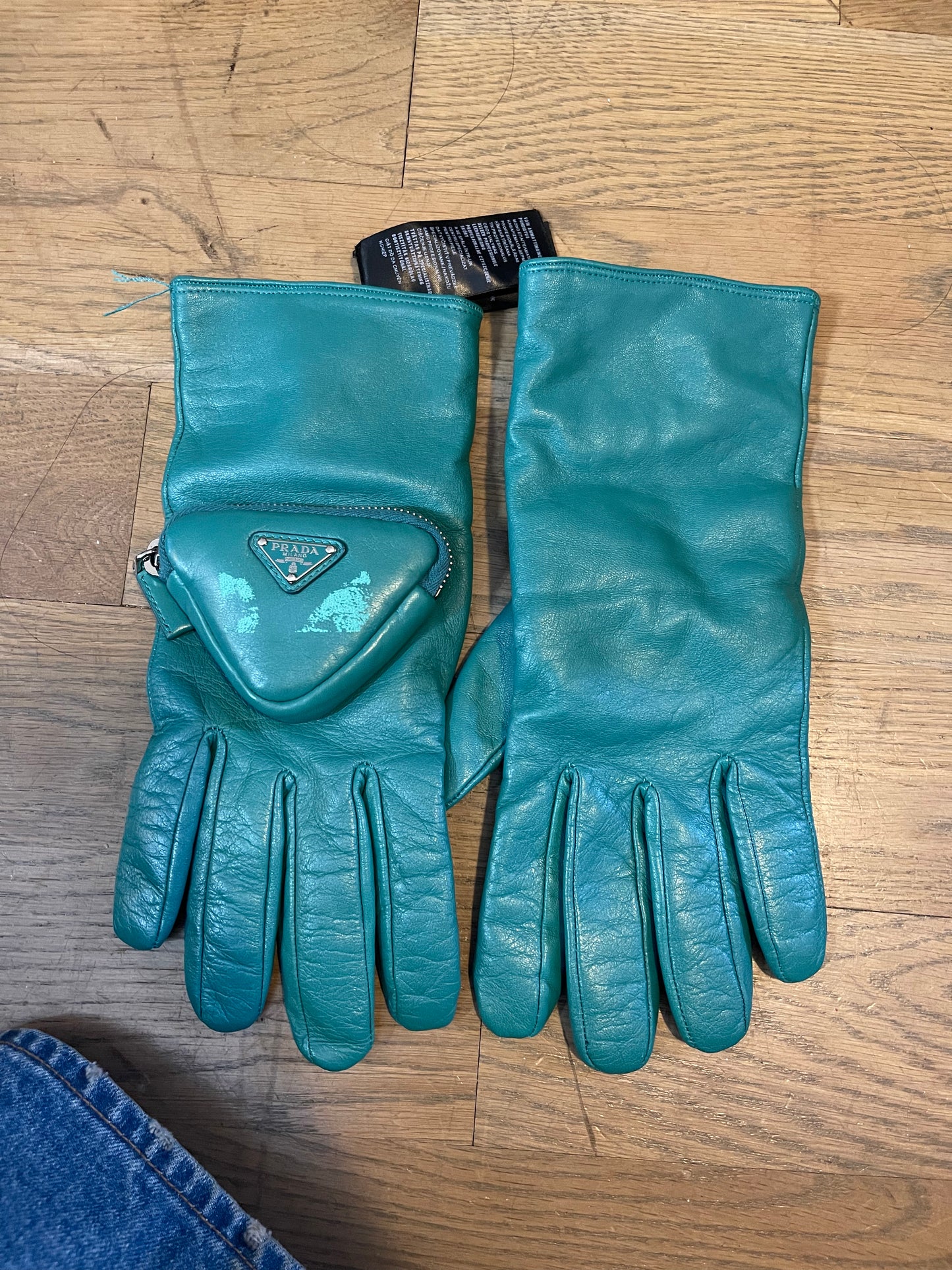 Prada Napa leather gloves