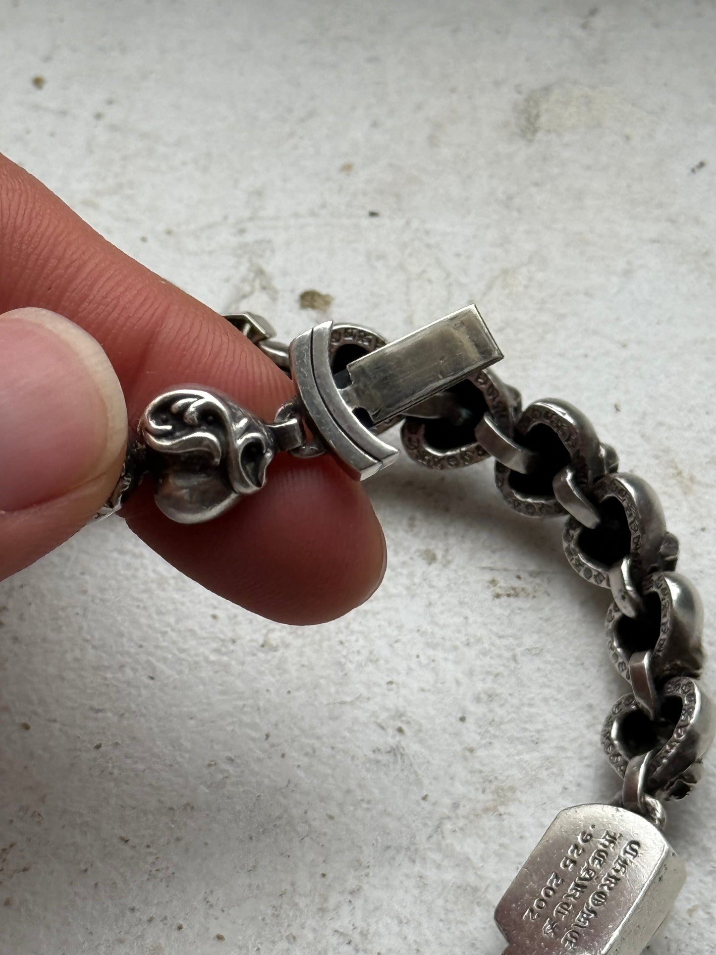 Chrome hearts custom heart motif band watch longines bracelet