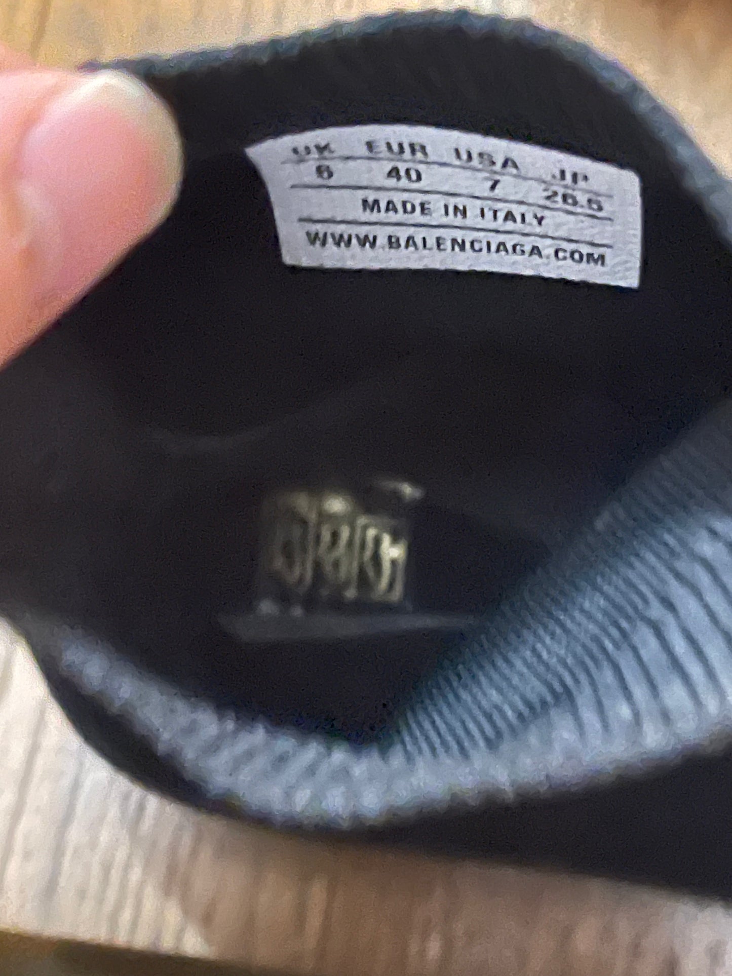 Balenciaga vibram five toe shoes