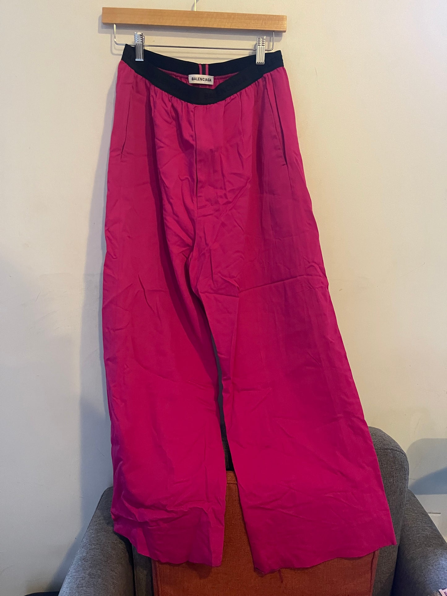 Balenciaga viscose pants