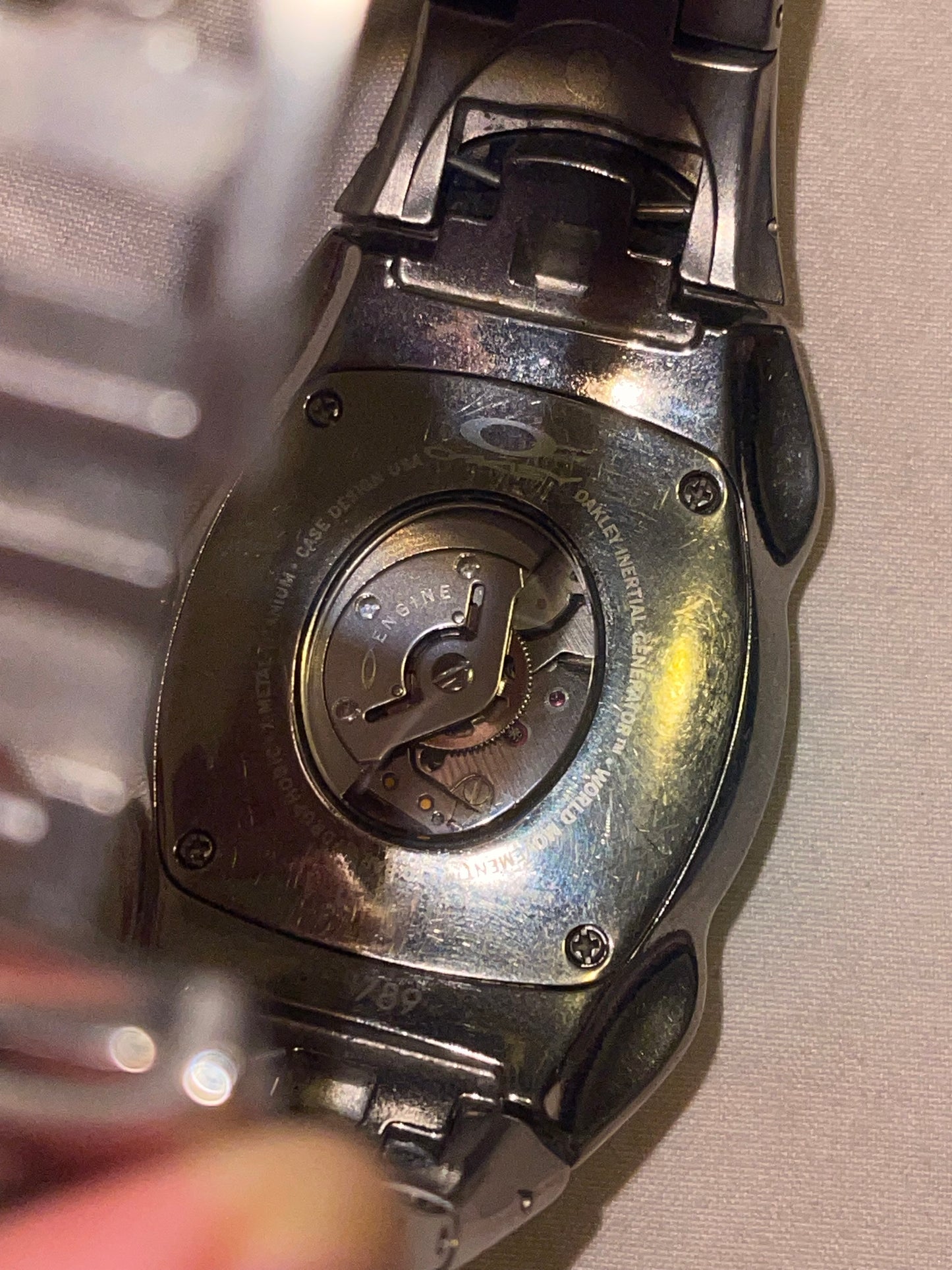Oakley timebomb watch