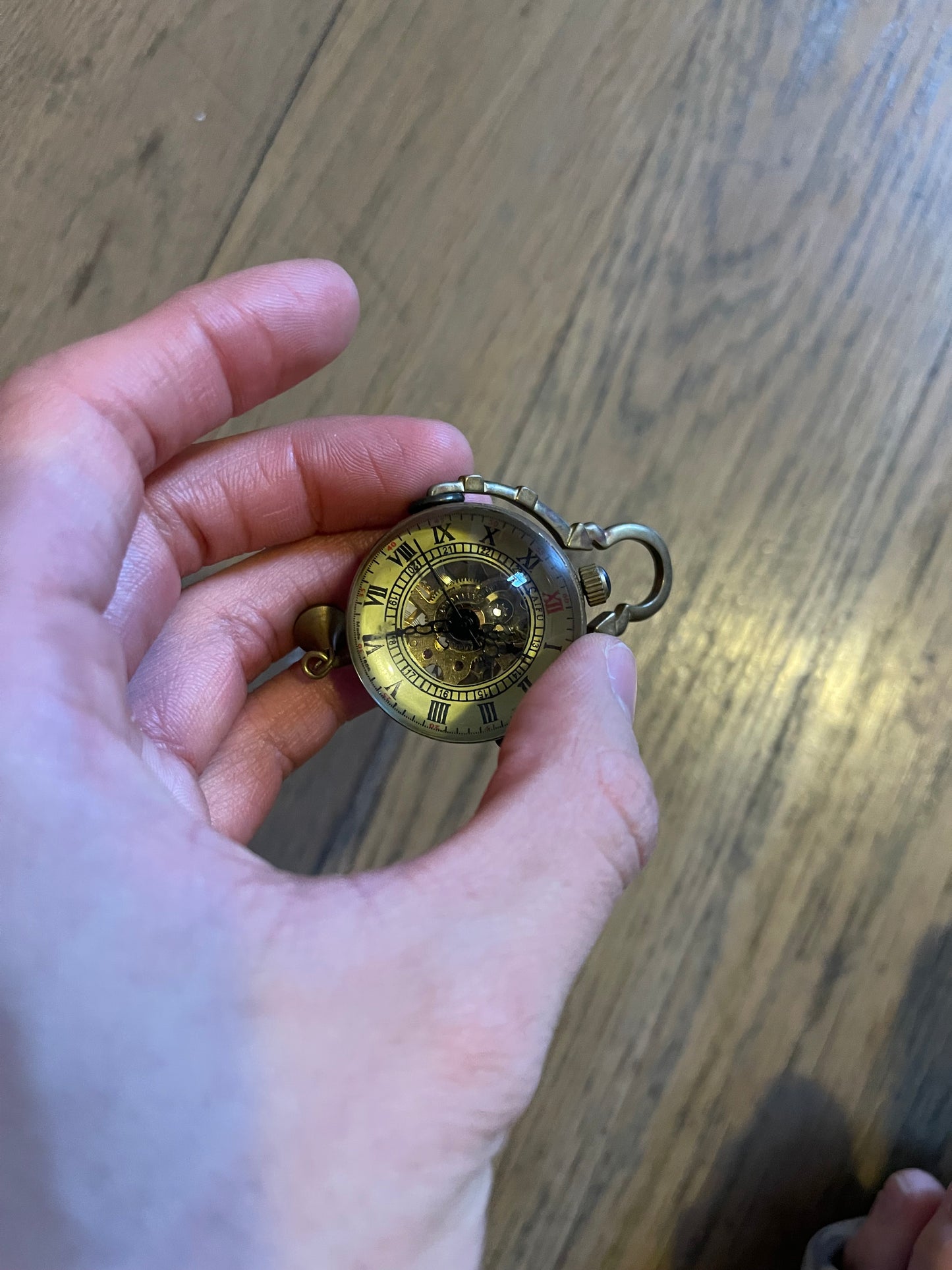 Orb clock pendant