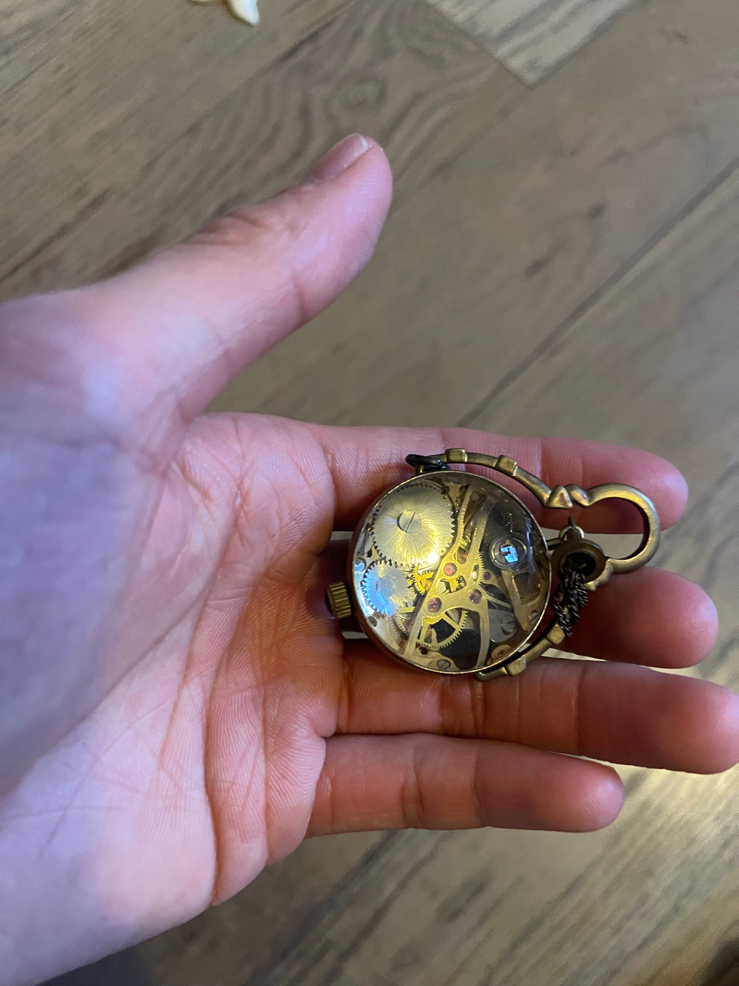 Orb clock pendant