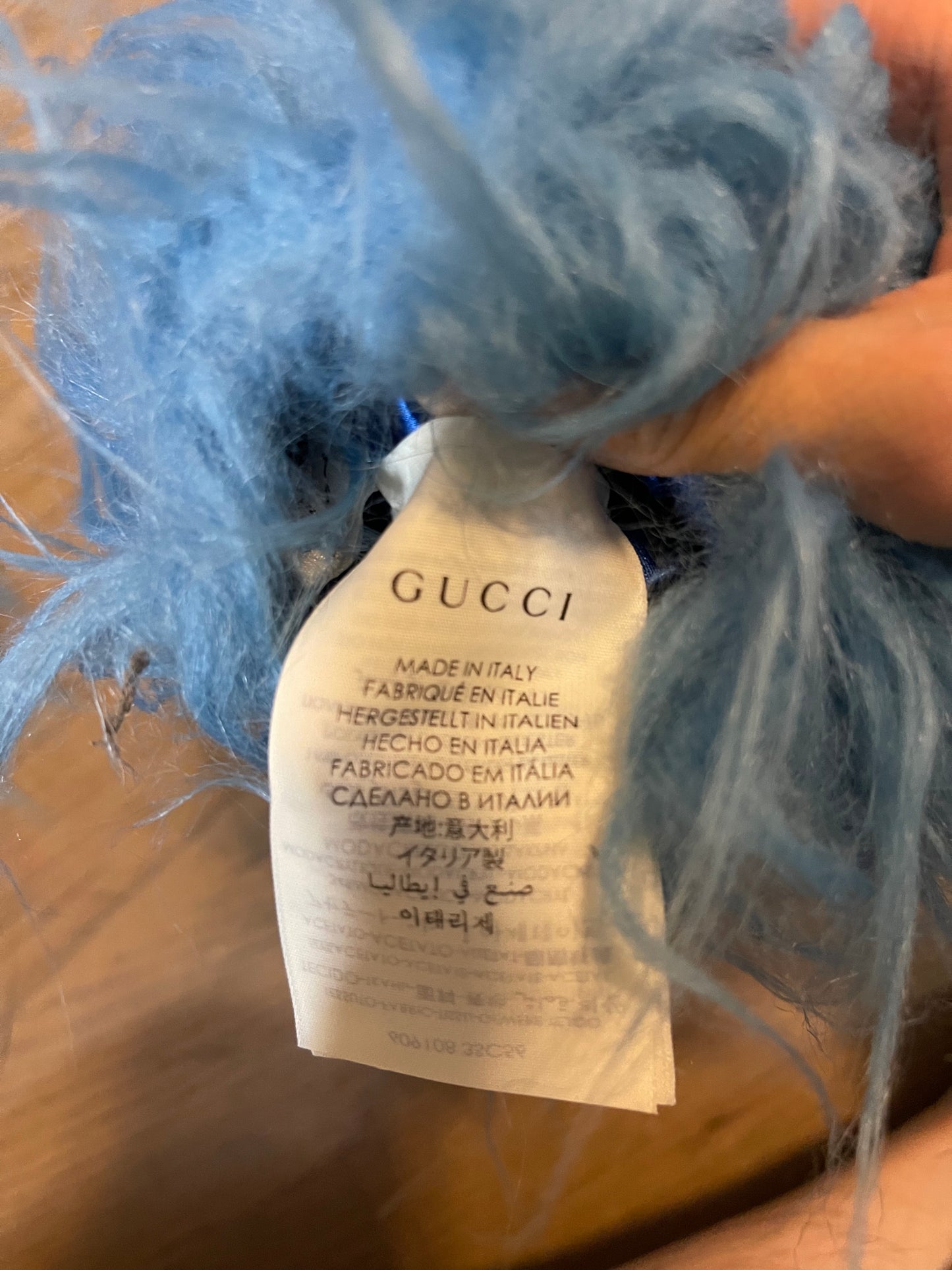 Gucci faux fur gloves