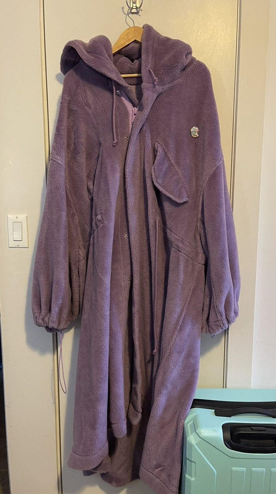 Undercover AW19 lilac bathrobe