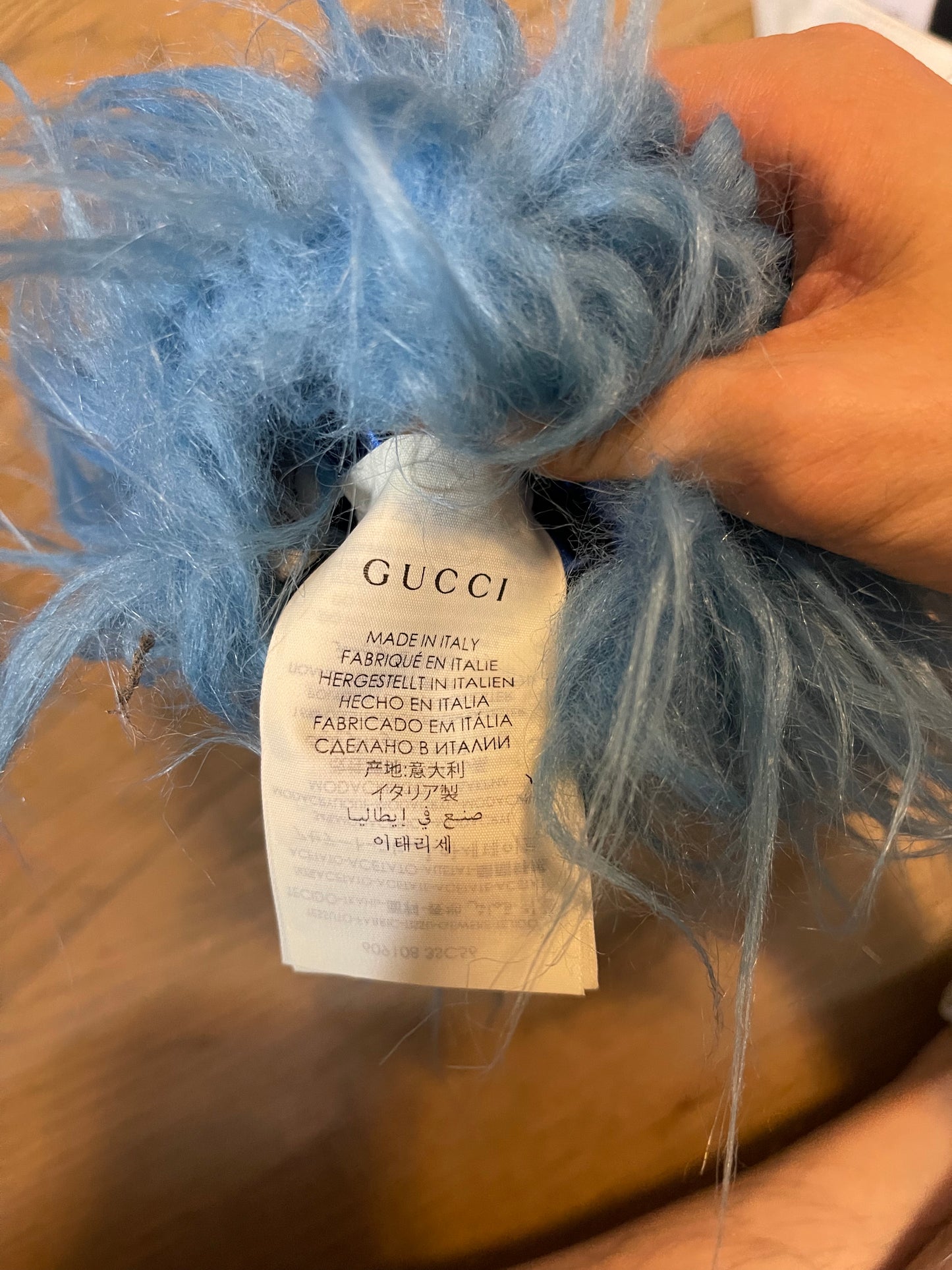 Gucci faux fur gloves