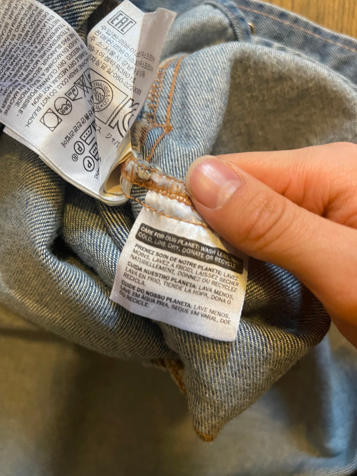 Vetements X Levi’s denim aw18 jacket