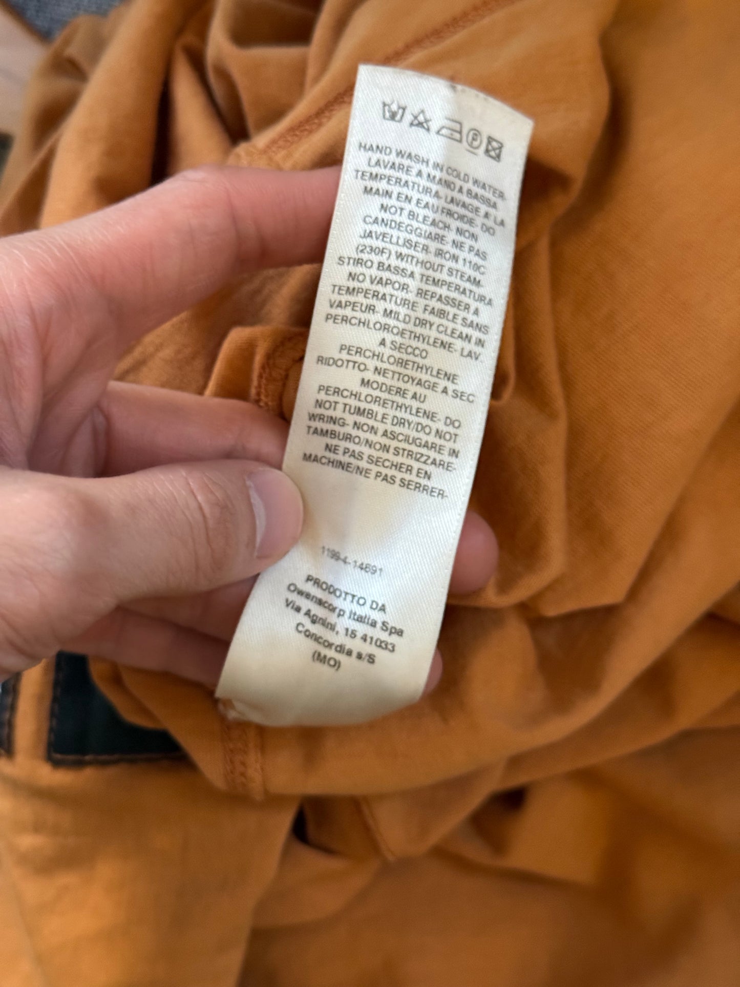 Rick Owens level tee tangerine