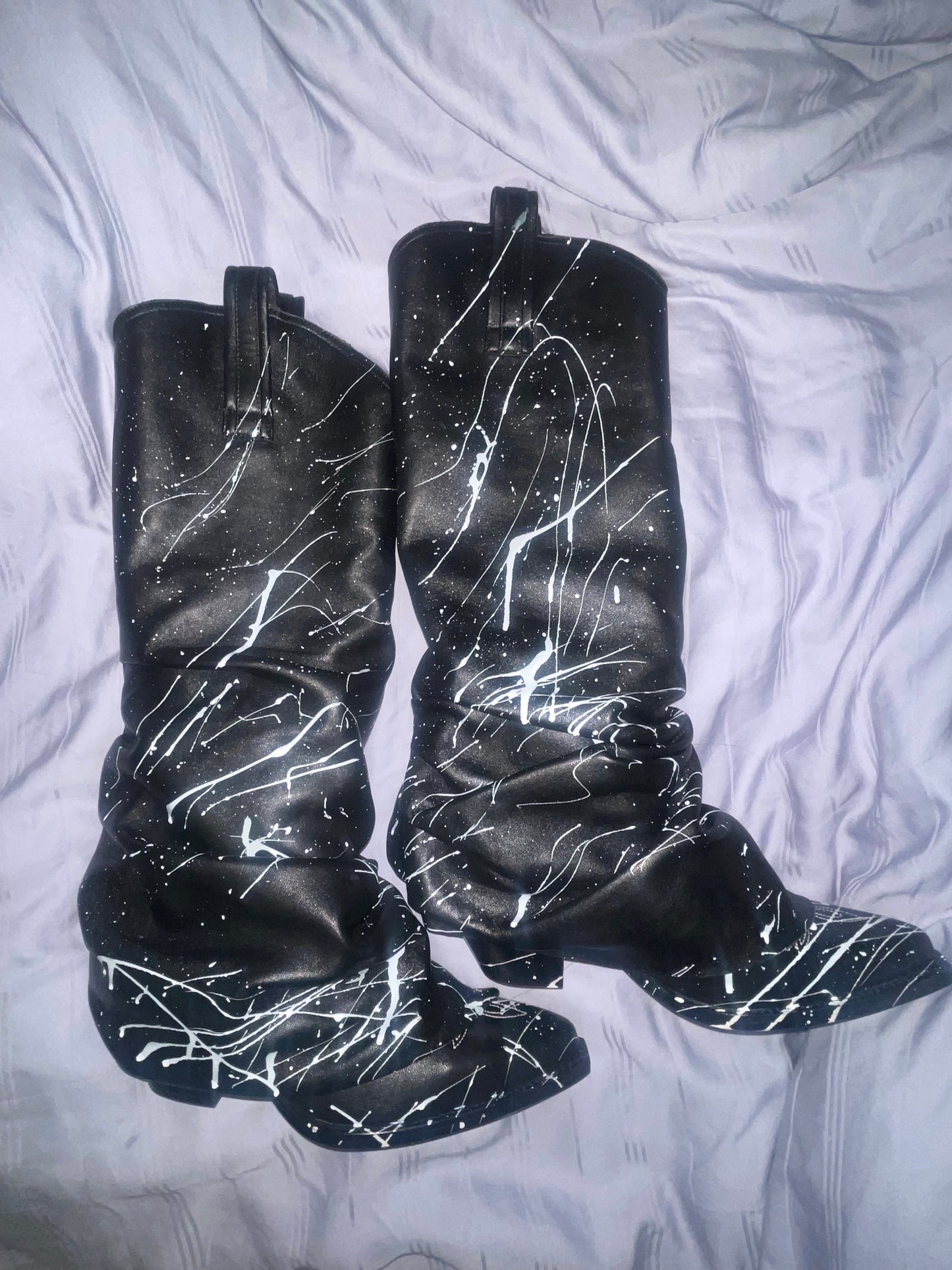 R13 sleeve cowboy boots