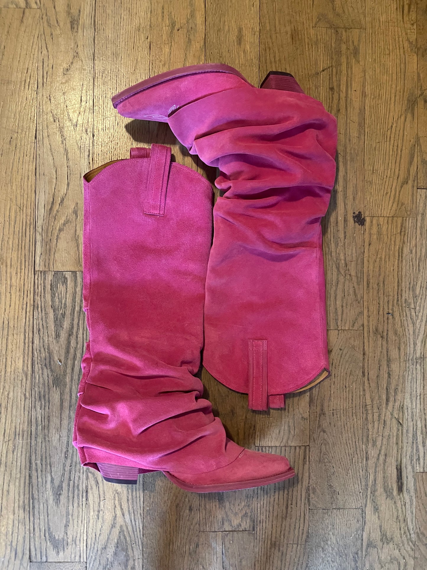 R13 leather shaft cowboy boots
