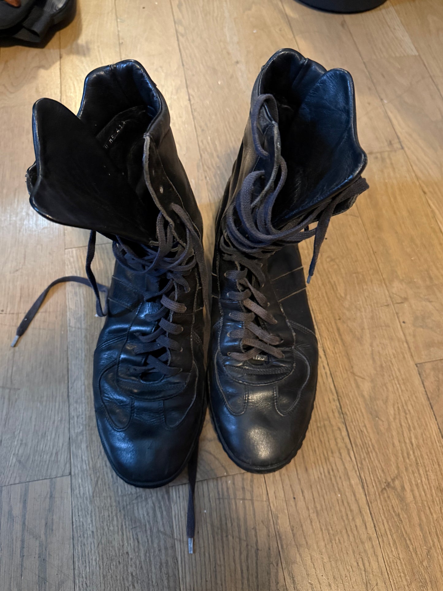 Dior Homme luster 03AW boxing shoes