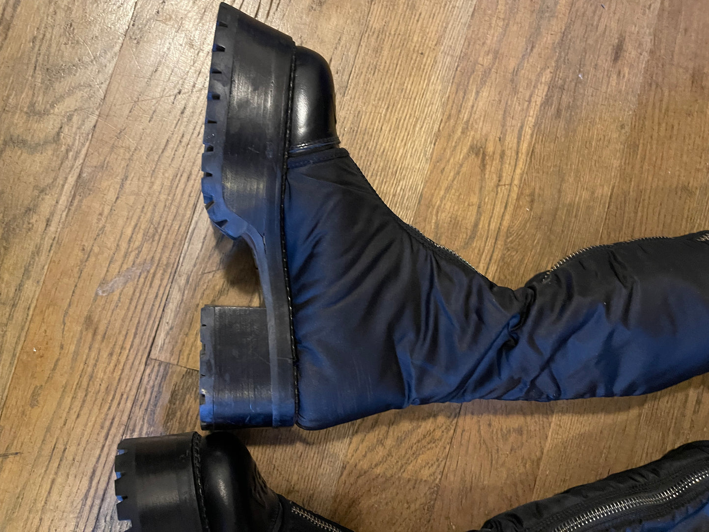 Hood by air thigh high centaur boots