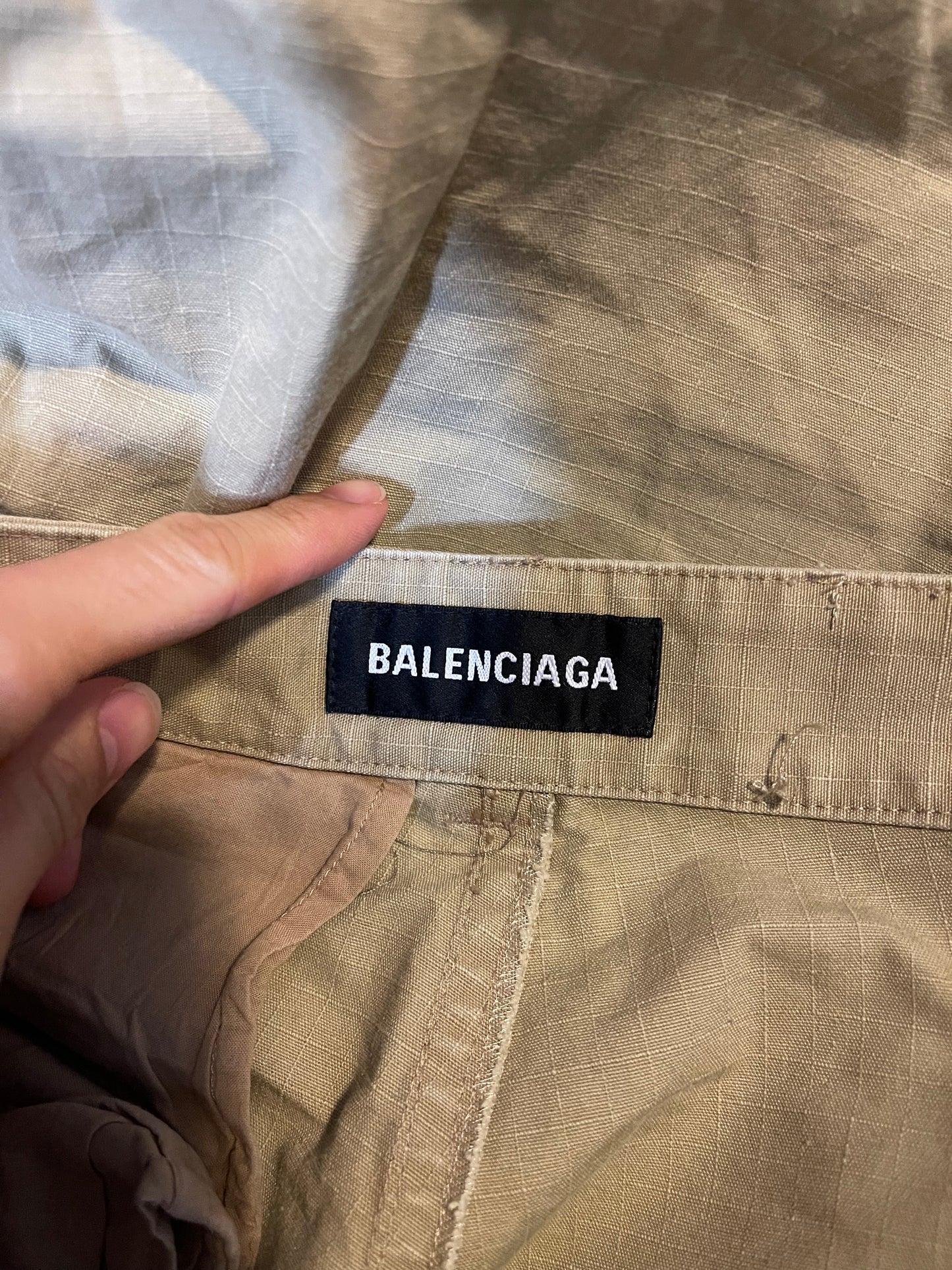 Balenciaga SS20 convertible multi pocket cargo pants
