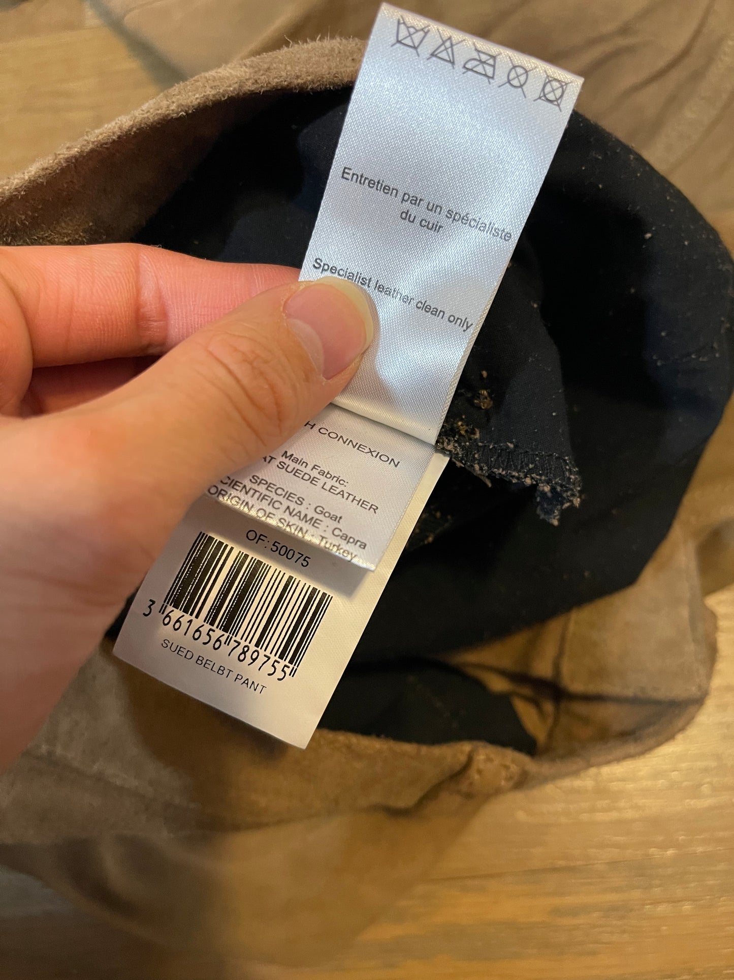 Faith connexion suede flared pants