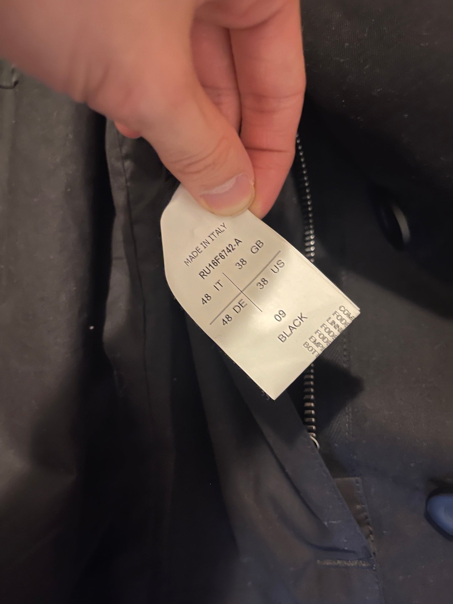 Rick Owens AW16 mastodon moleskin cropped trench coat