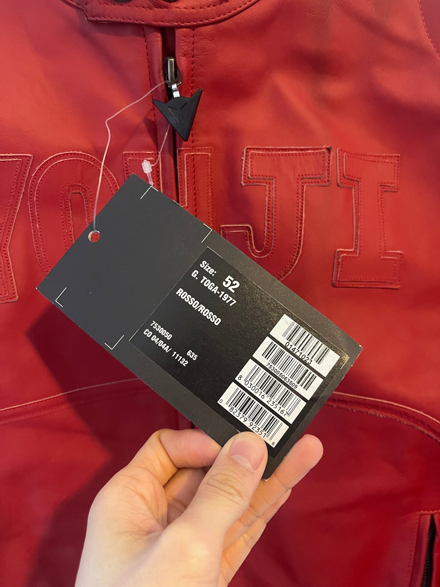 Yohji Yamamoto daniese YOHJI aw04 leather jacket