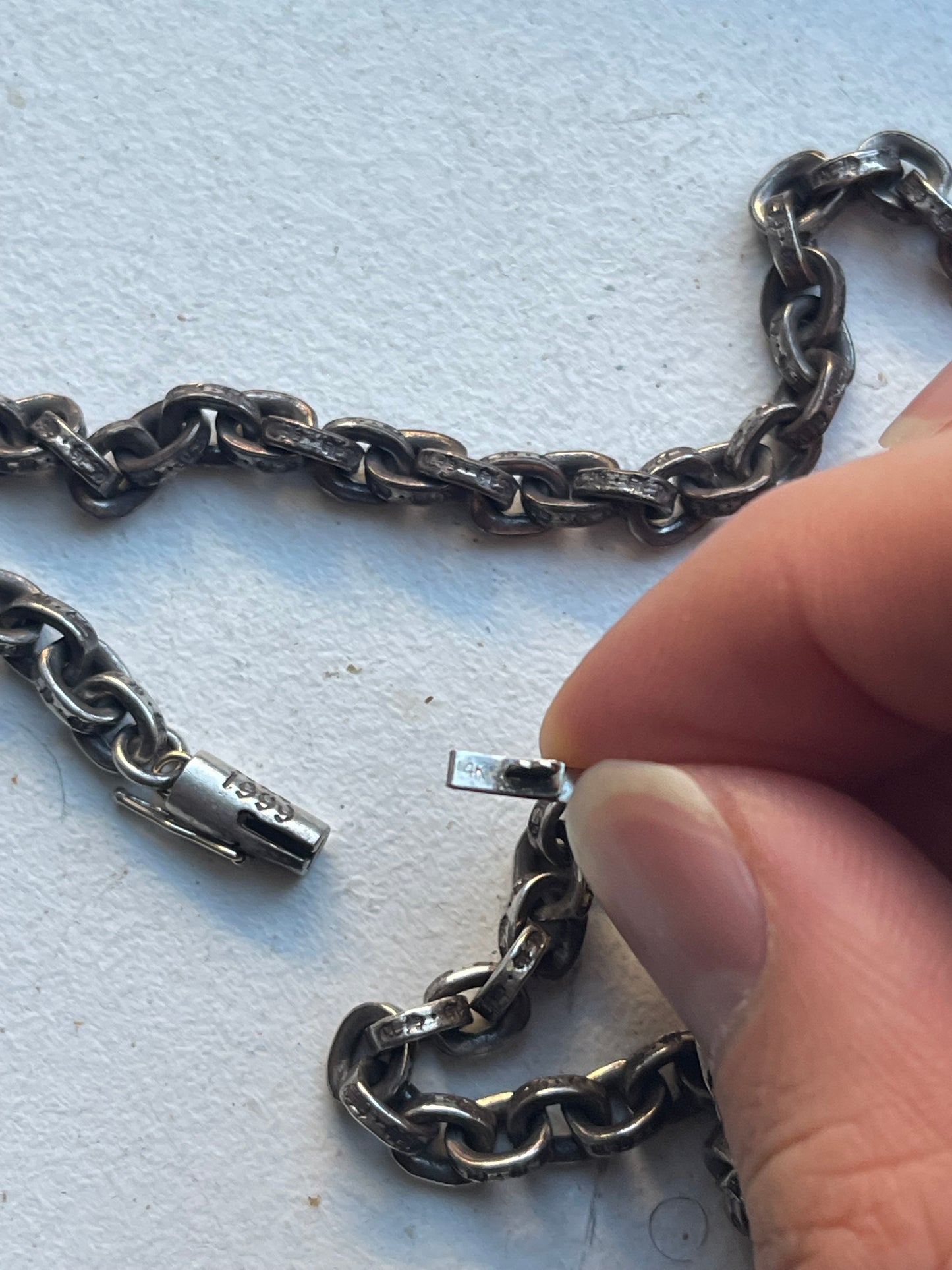 Chrome hearts 24inch paper chain necklace