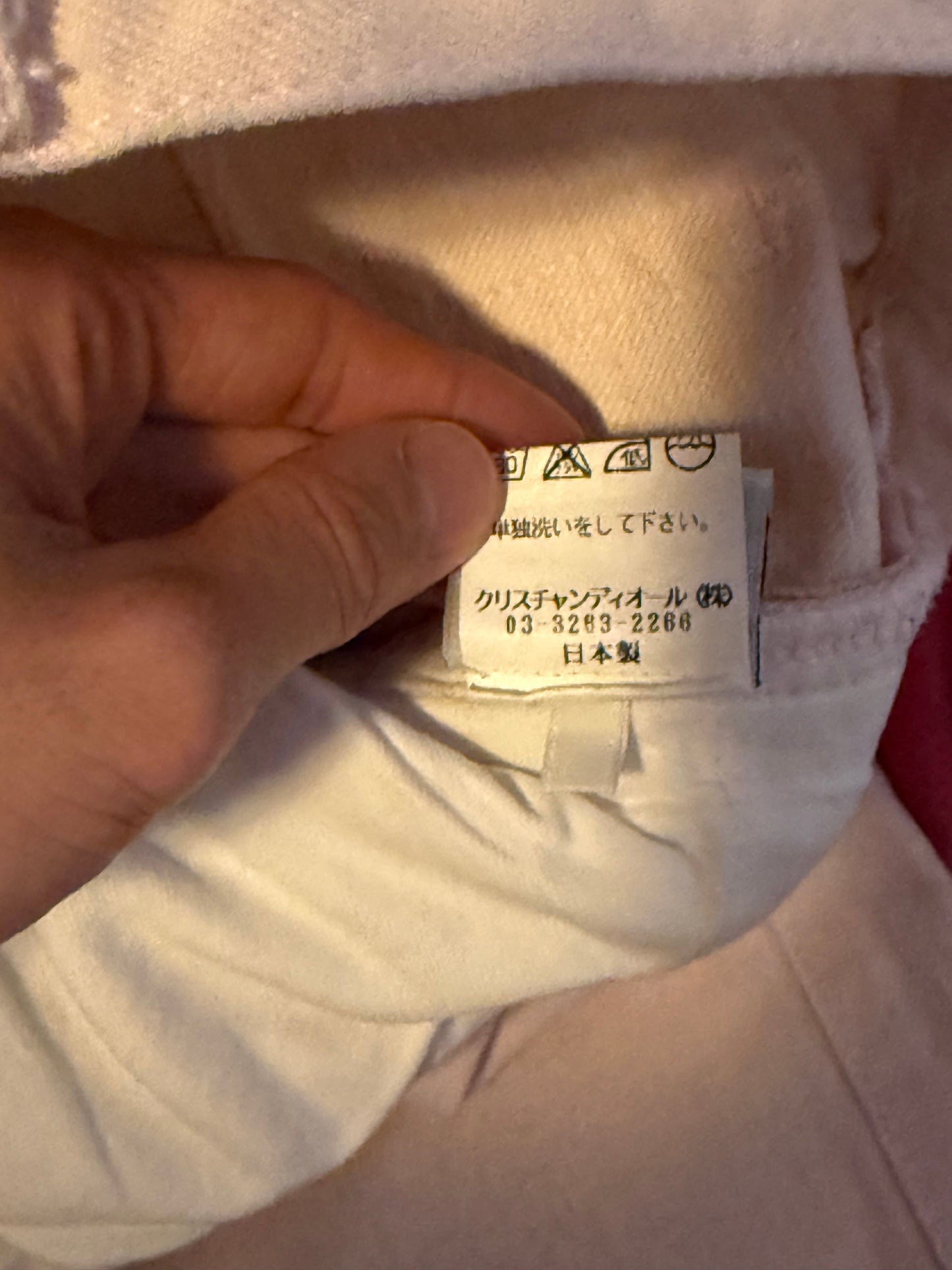 Dior Homme SS06 rose claw marks jeans