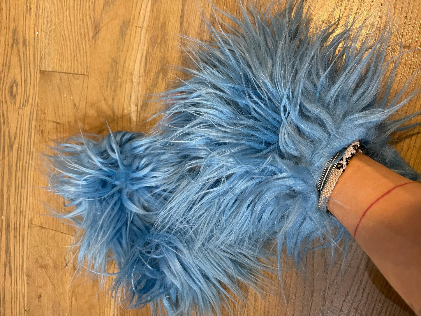 Gucci faux fur gloves