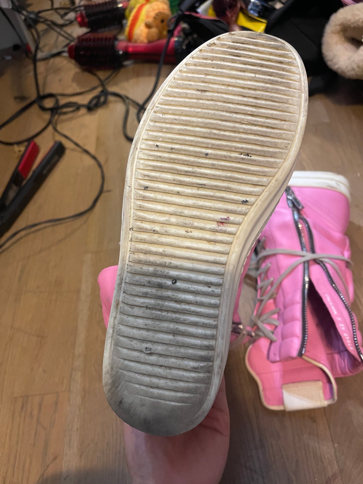 Rick Owens pop pink cargobasket size 42