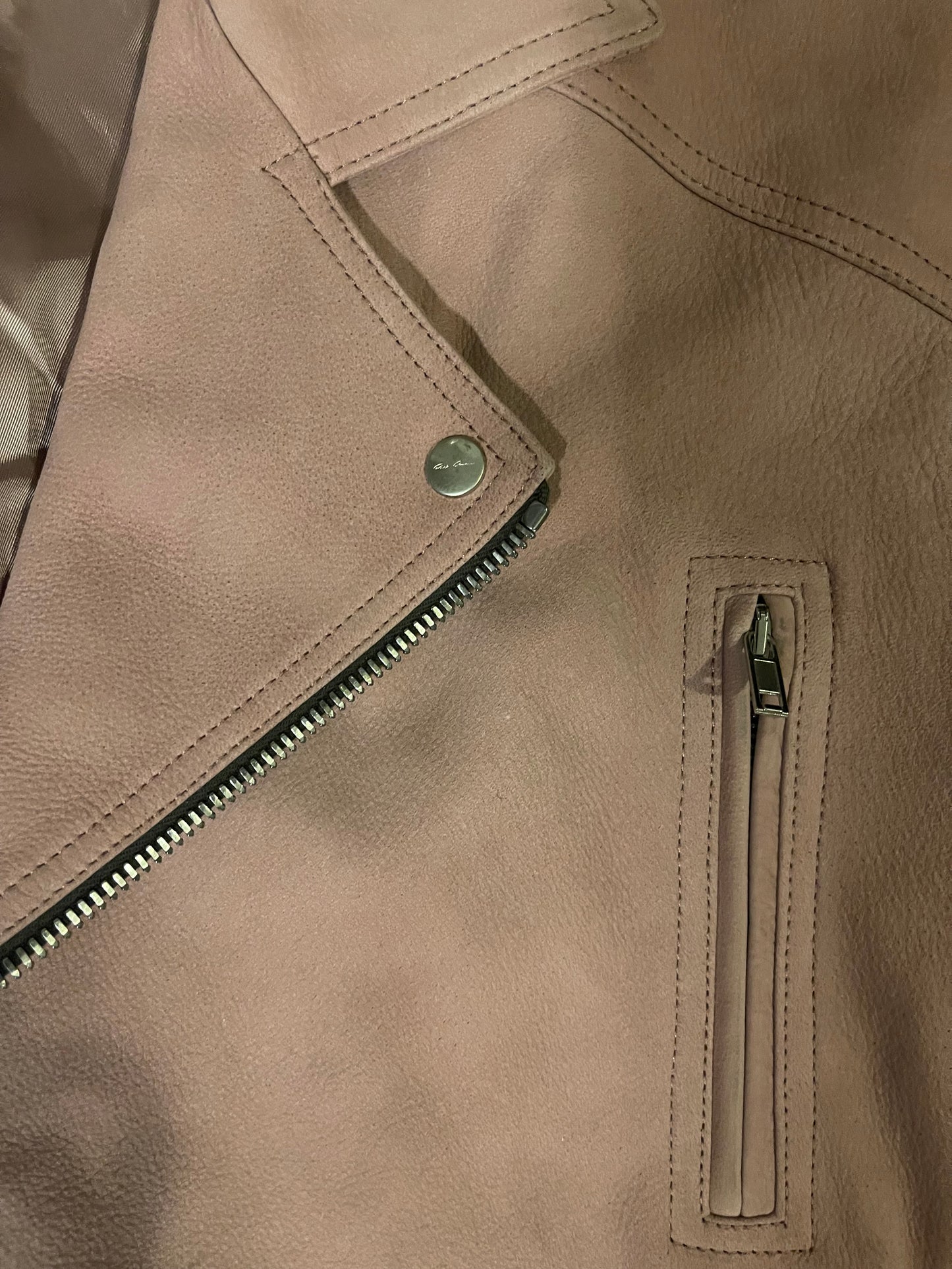 Rick Owens SS24 lido jumbo Tatlin dust pink vest