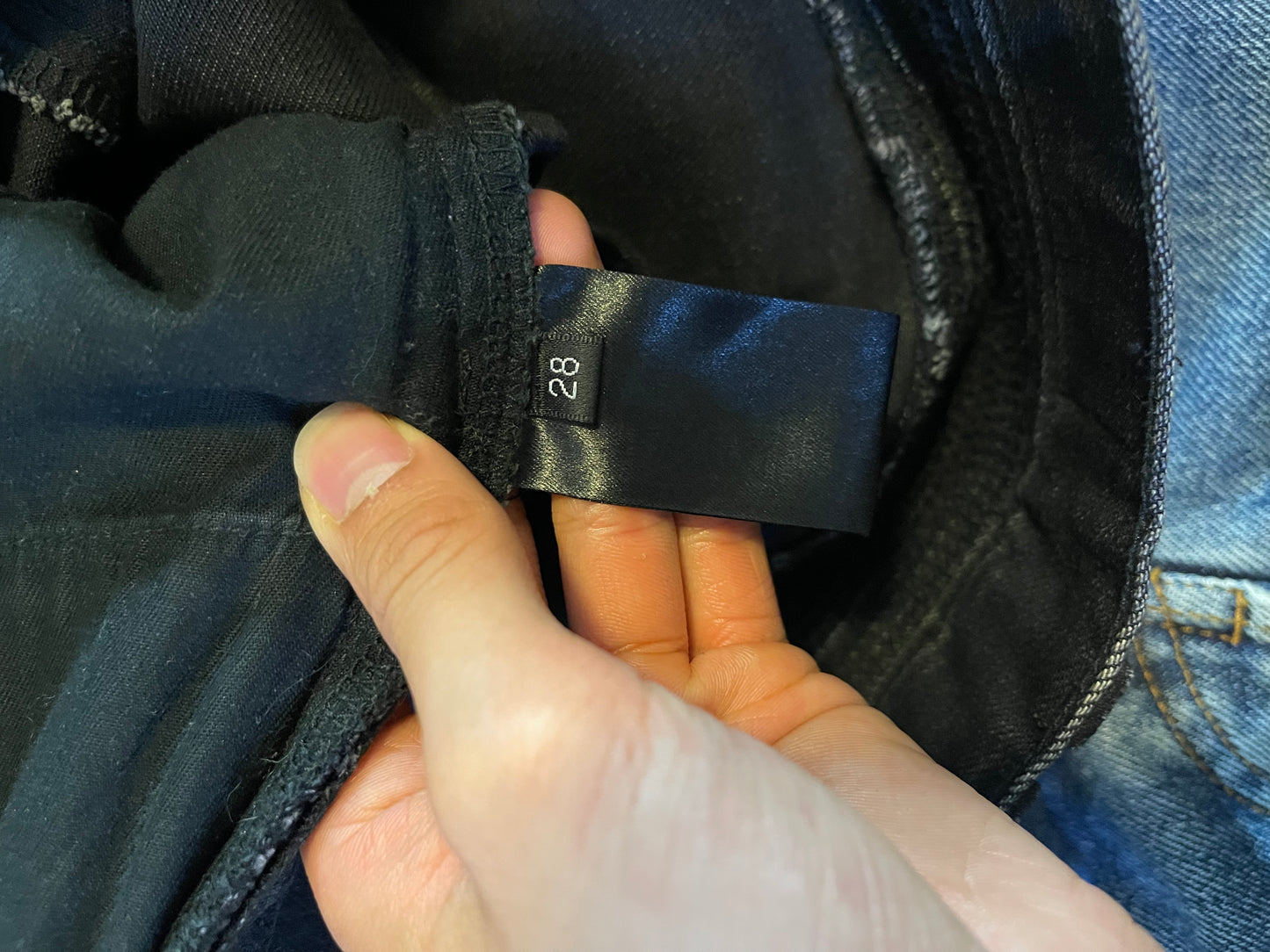 Balmain moto denim pants