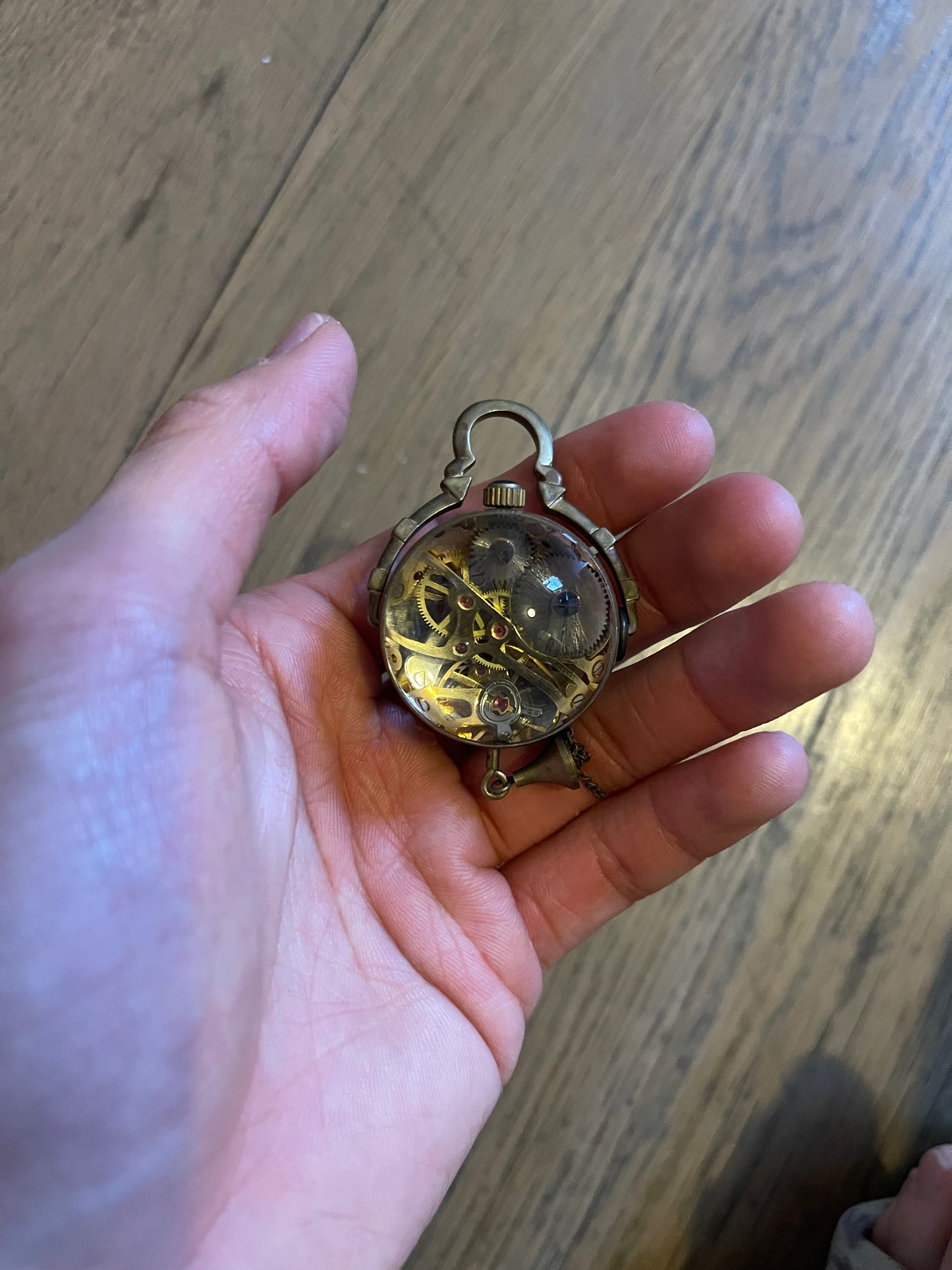 Orb clock pendant