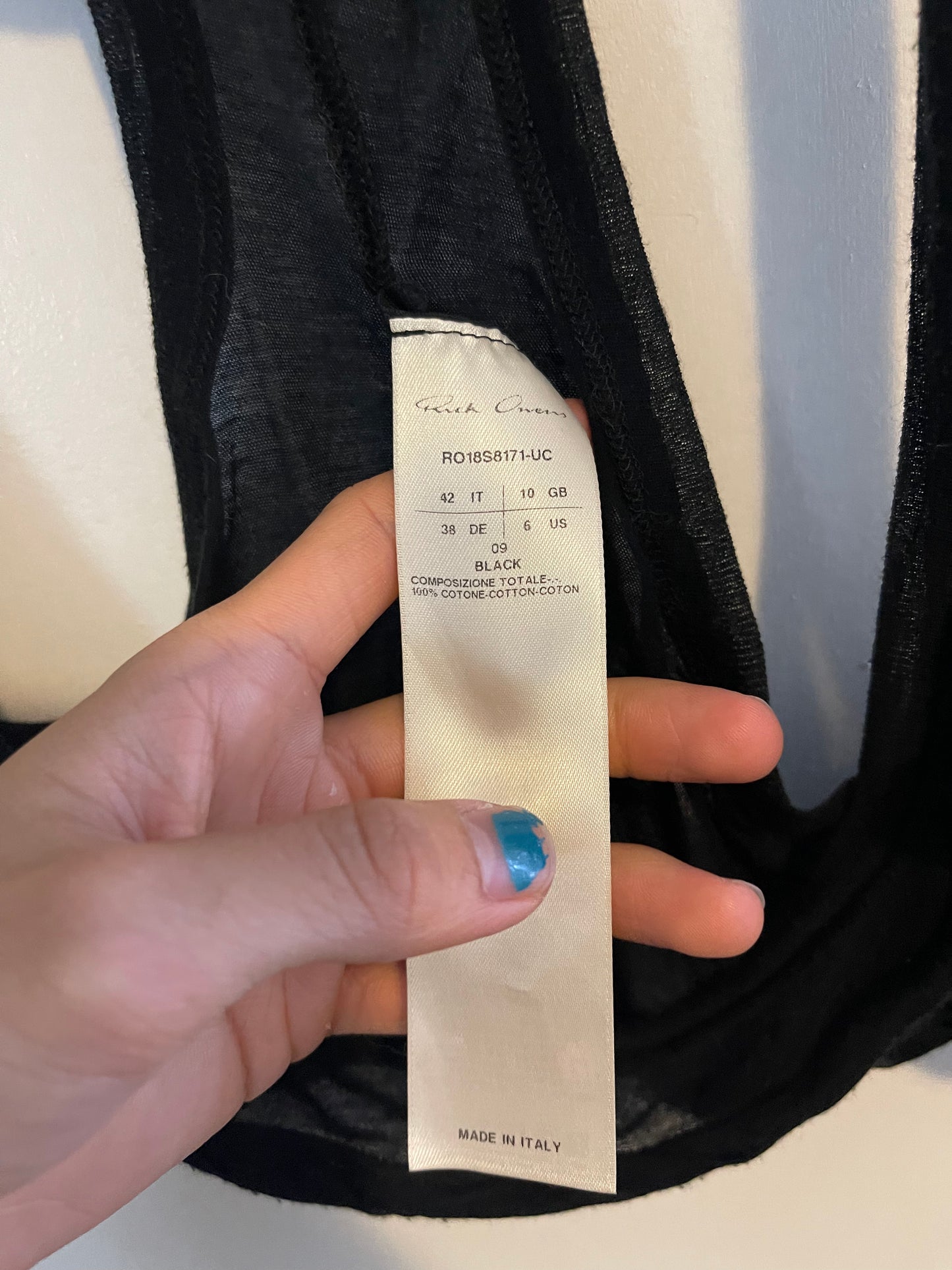 Rick Owens ss18 membrane top