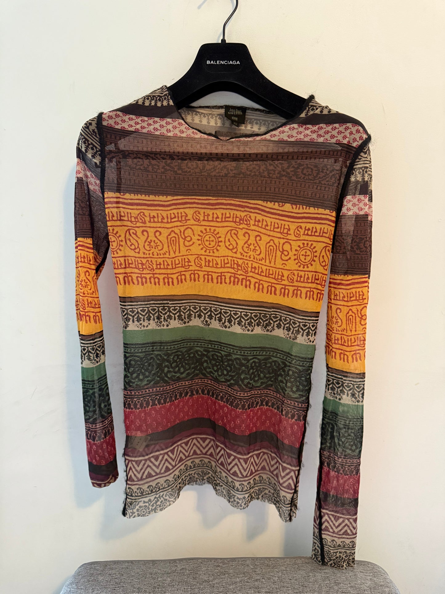 Jean Paul Gaultier Homme 94SS tribal tattoo long sleeve