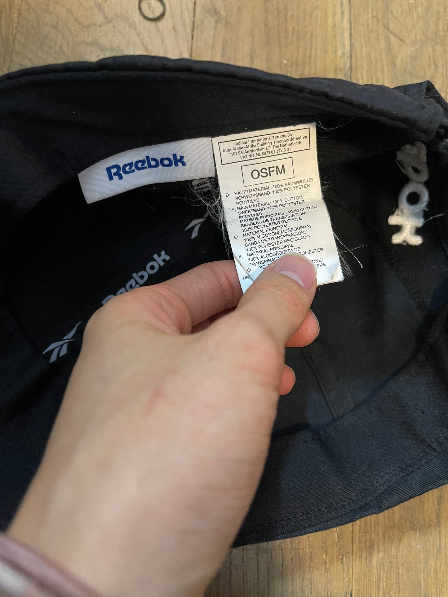 Vetements Reebok AW17 reconstructed hat