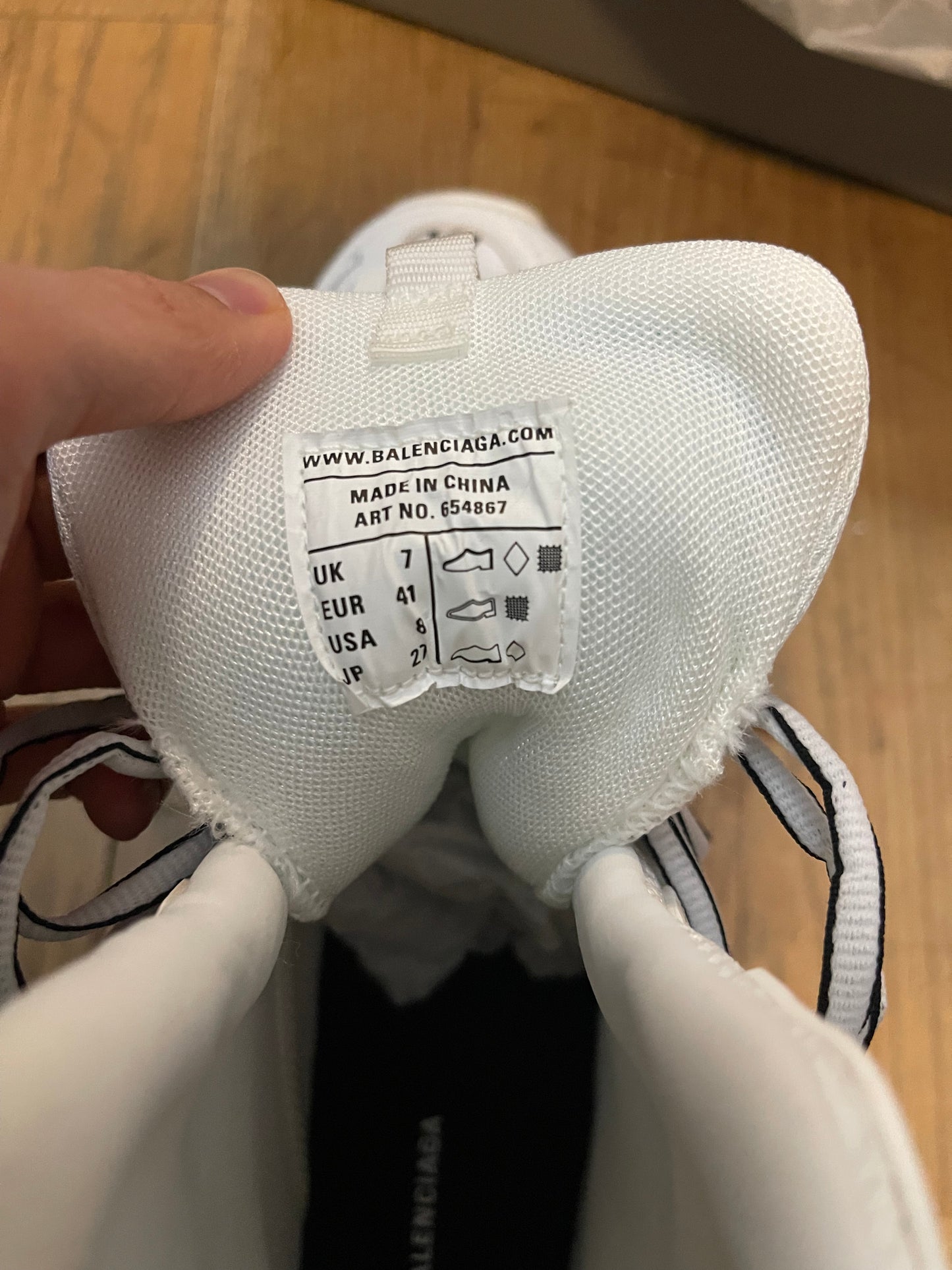 Balenciaga track hike sneaker boots size 41