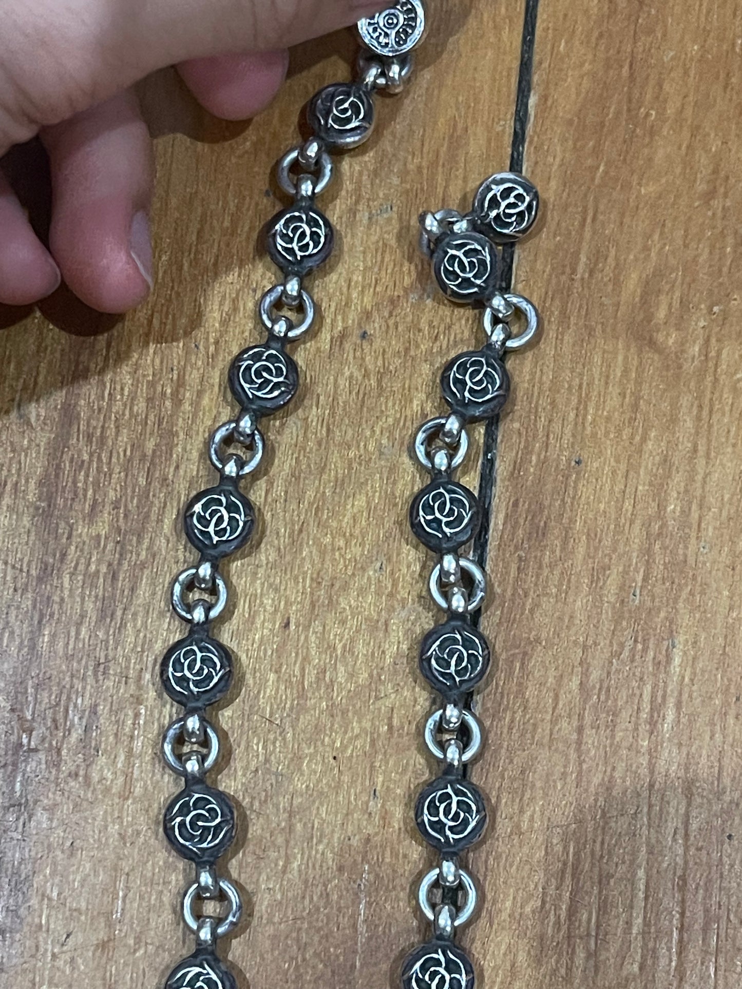 Chrome hearts Celtic ball heart pendant necklace