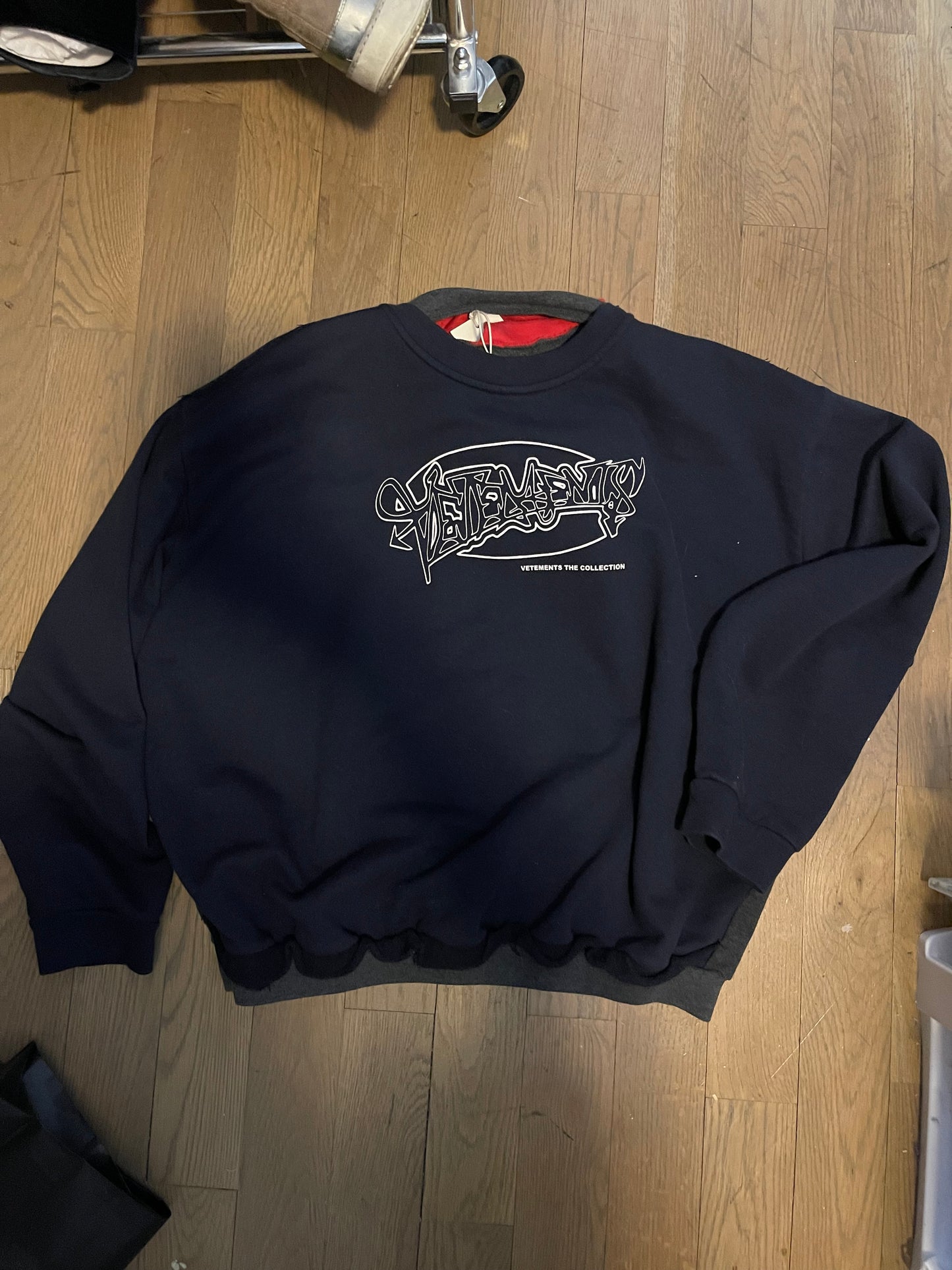 Vetements UFO reversible hoodie
