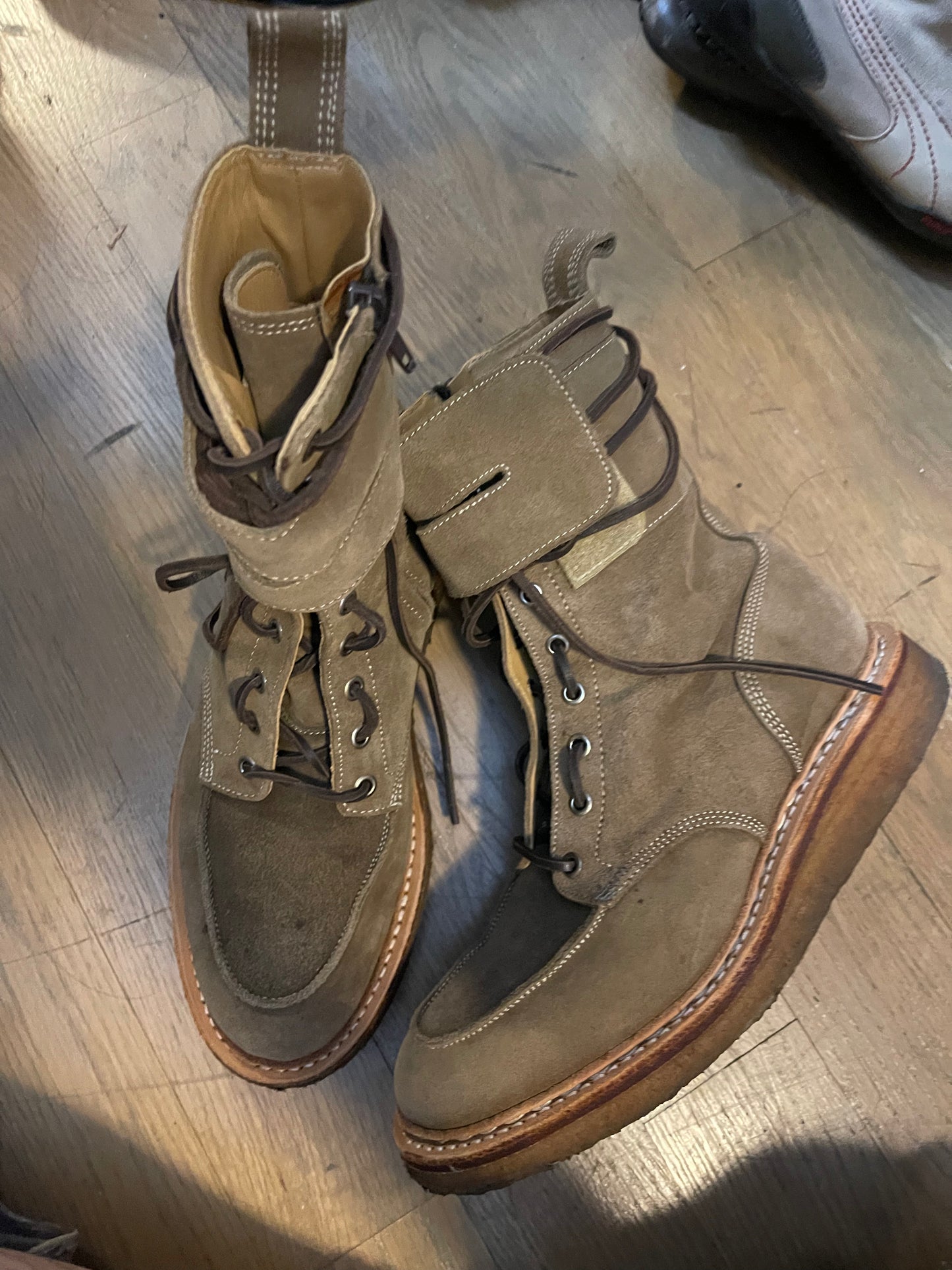 Balmain aw11 decarnin ranger boots