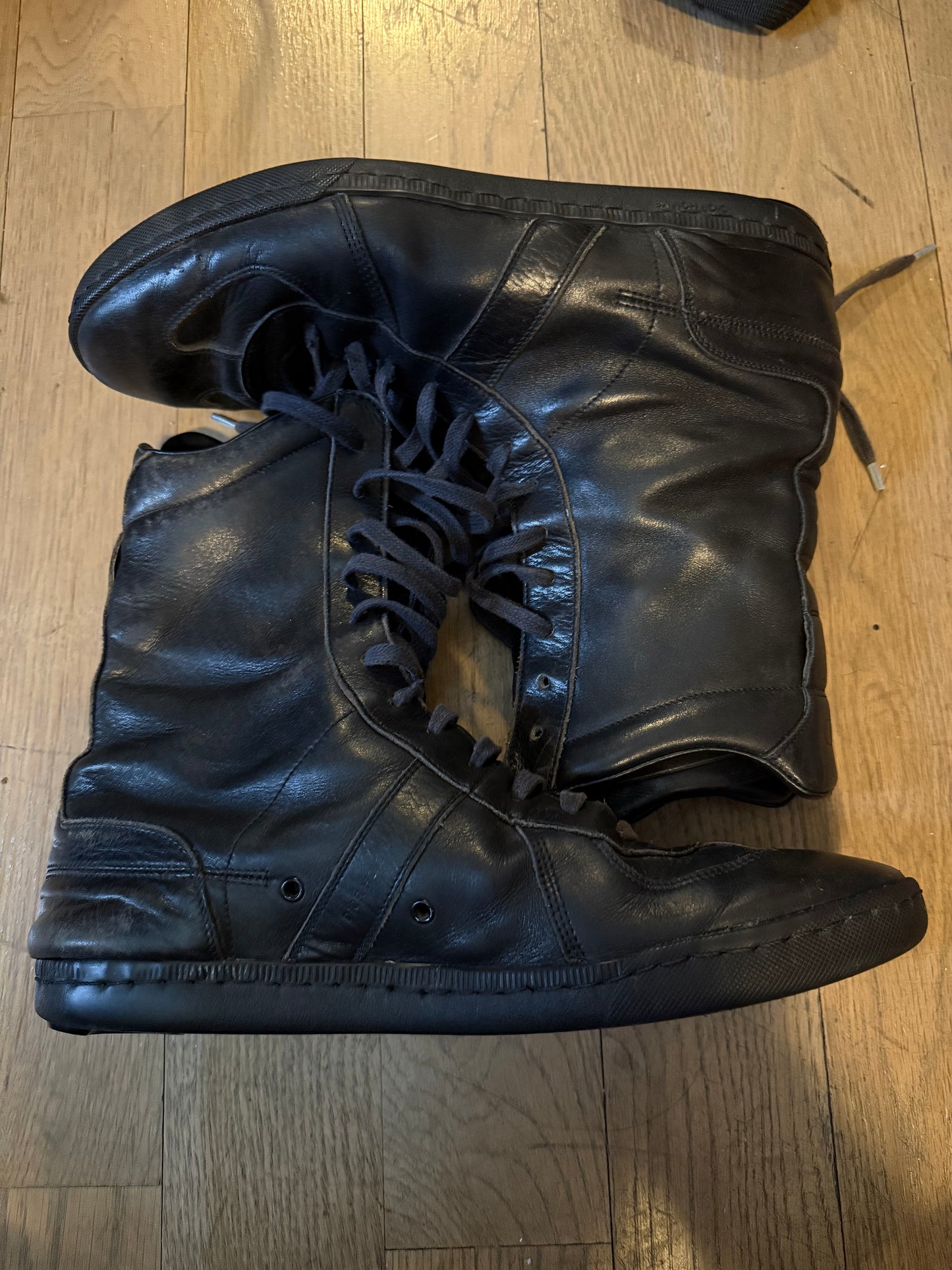 Dior Homme luster 03AW boxing shoes