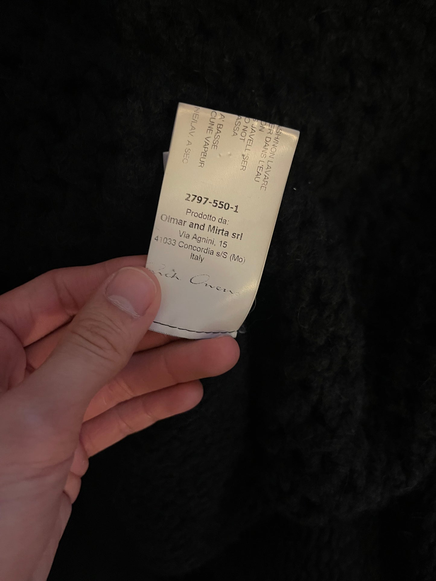 Rick Owens chrome hearts aw14 moody cardigan