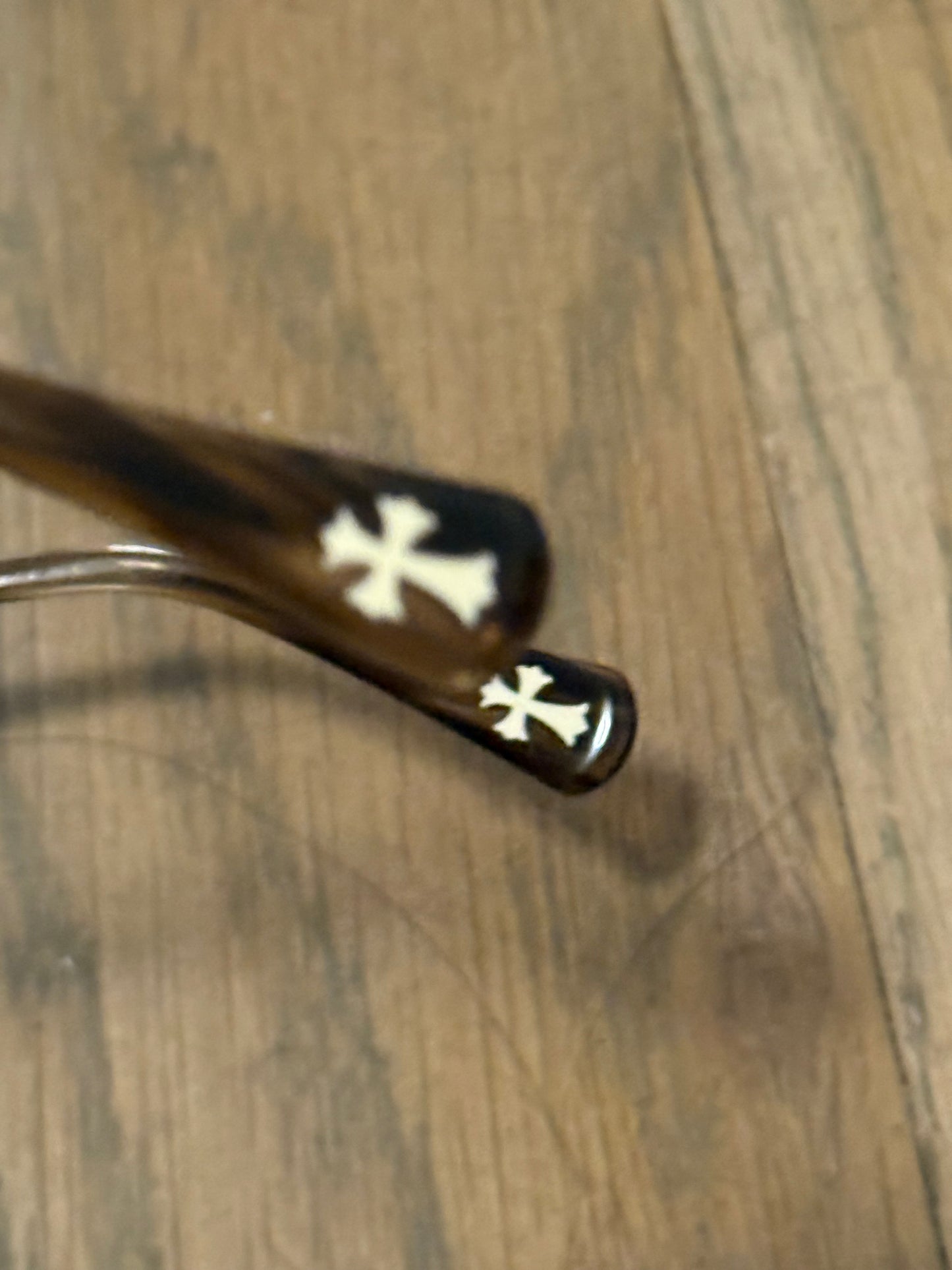 Chrome hearts mercury gold sunglasses