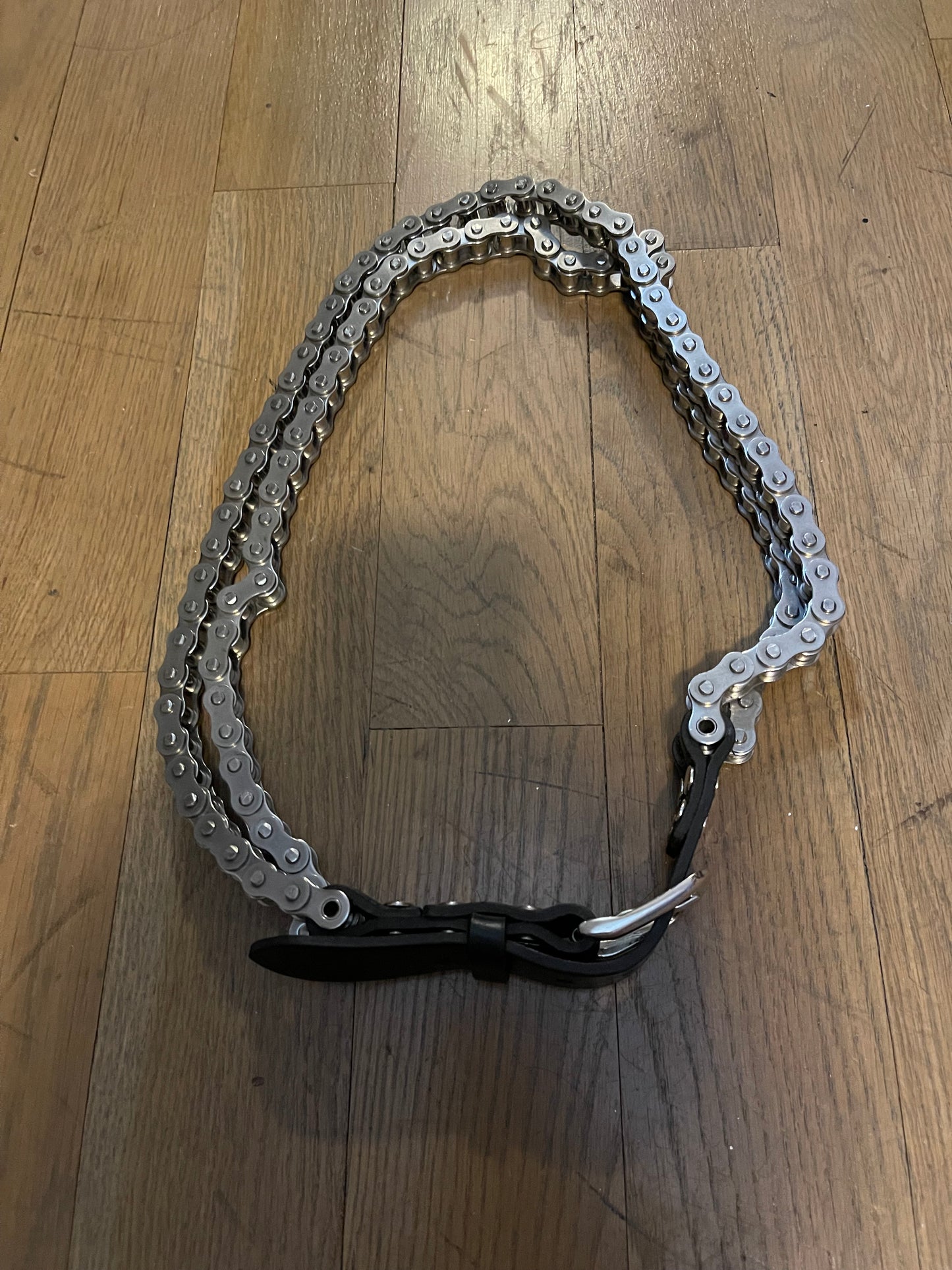 Balmain SS11 biker chain belt