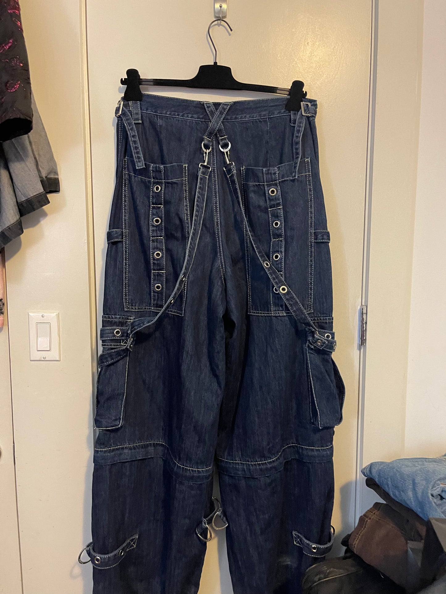 Tripp NYC denim raver pants