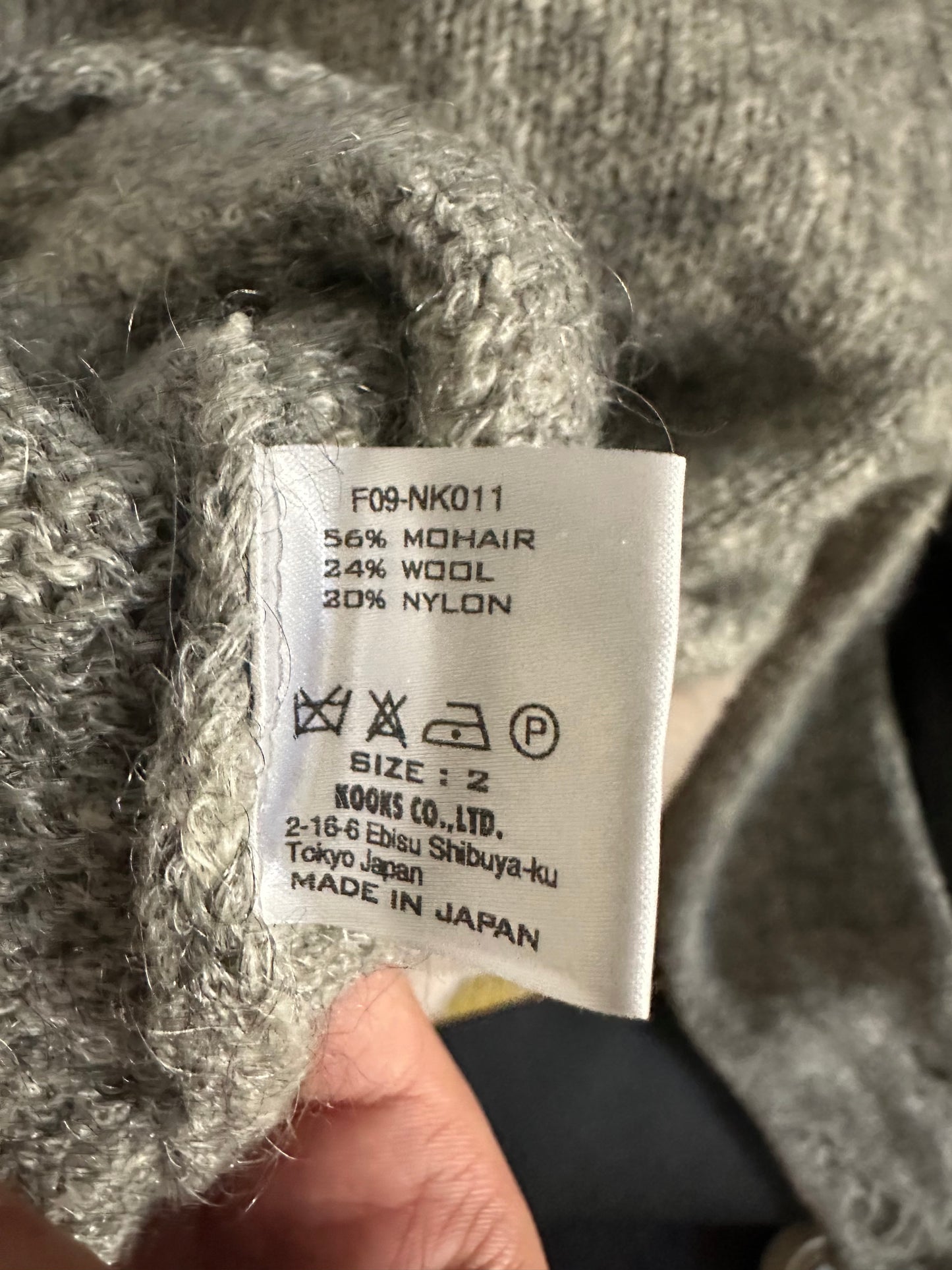 Number nine mohair sweater